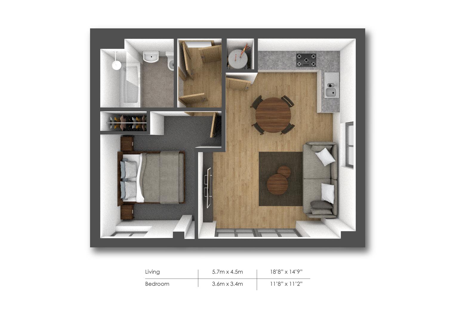 13 Bradley Court, Knoll Road, Camberley floorplan