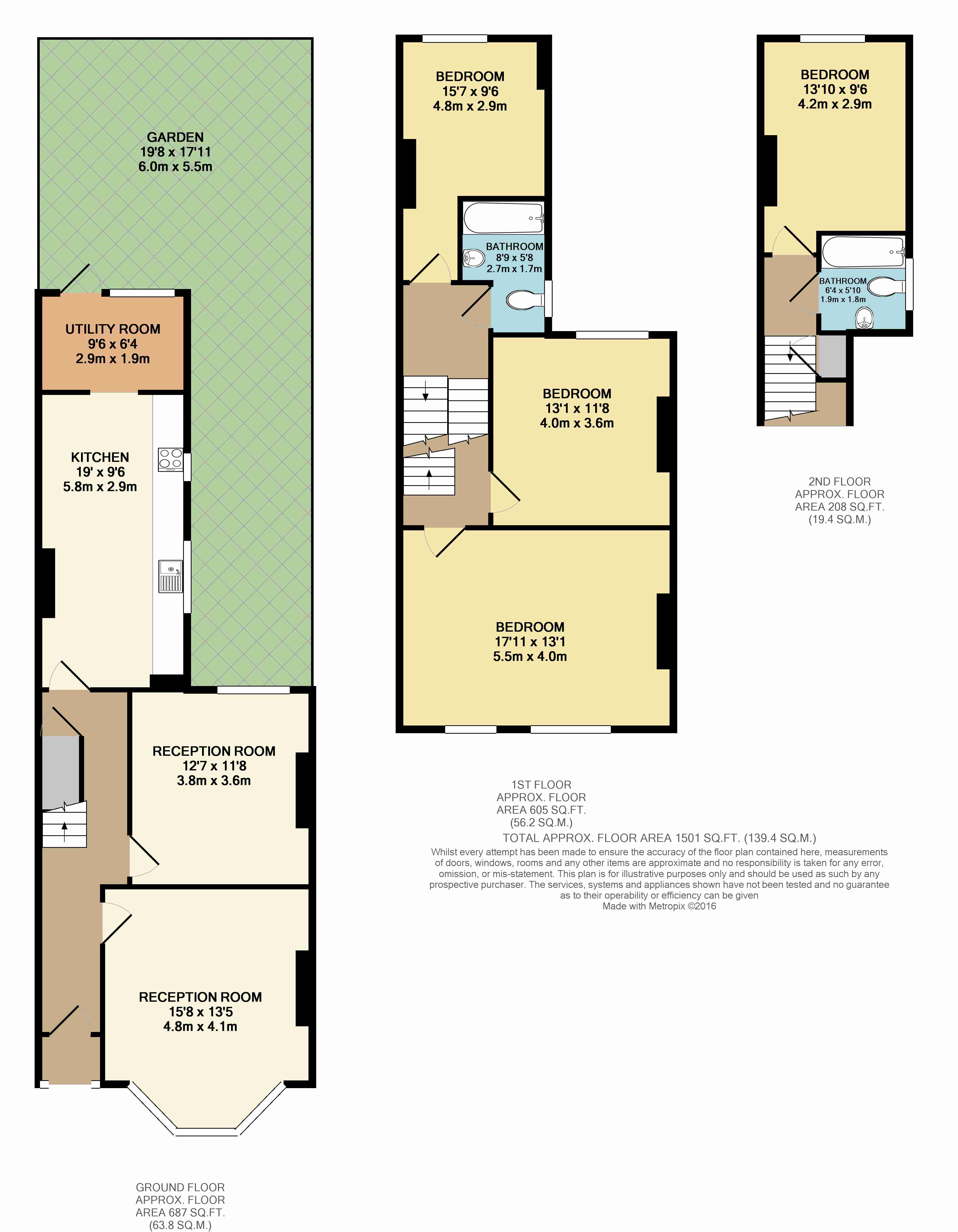 30, Beatrice Road, London floorplan