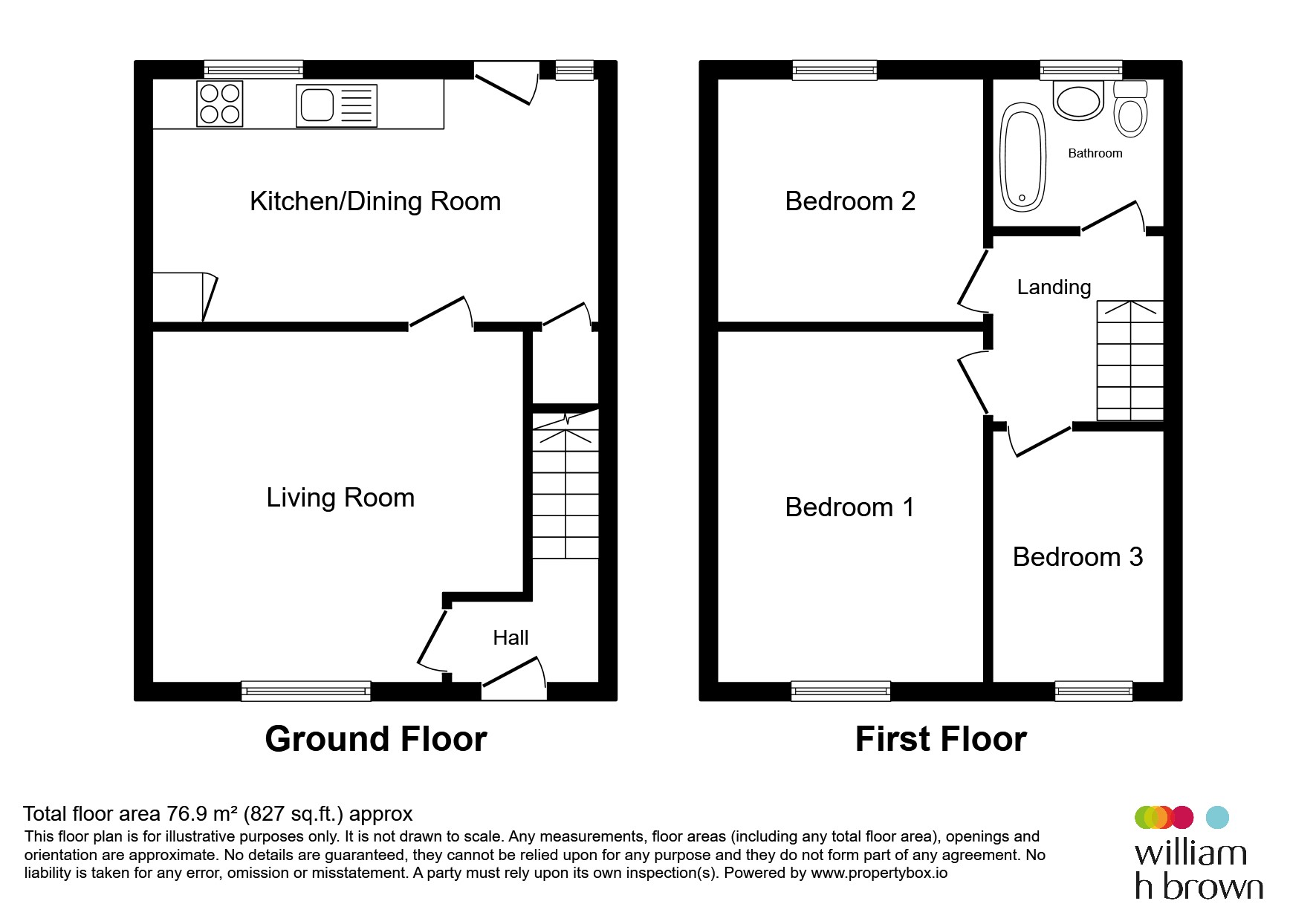 101, Turnshaw Road, Huddersfield floorplan
