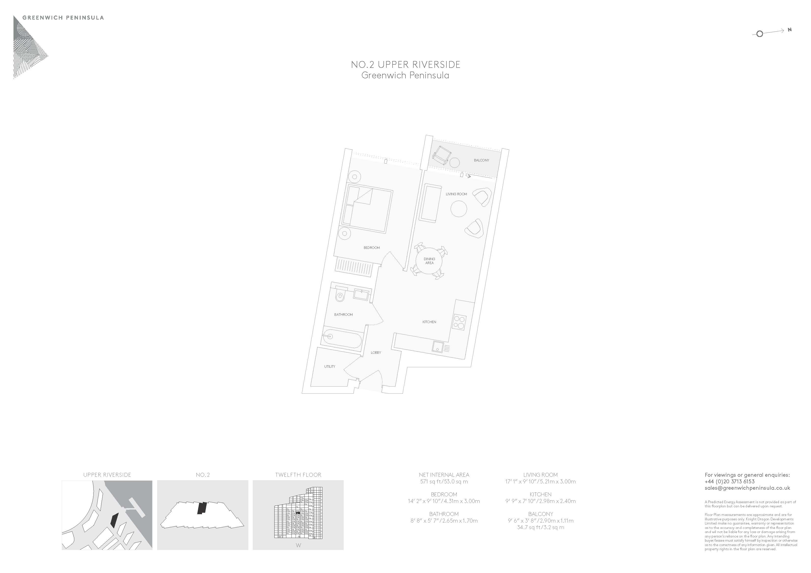 2 UPPER RIVERSIDE, Cutter Lane, London floorplan