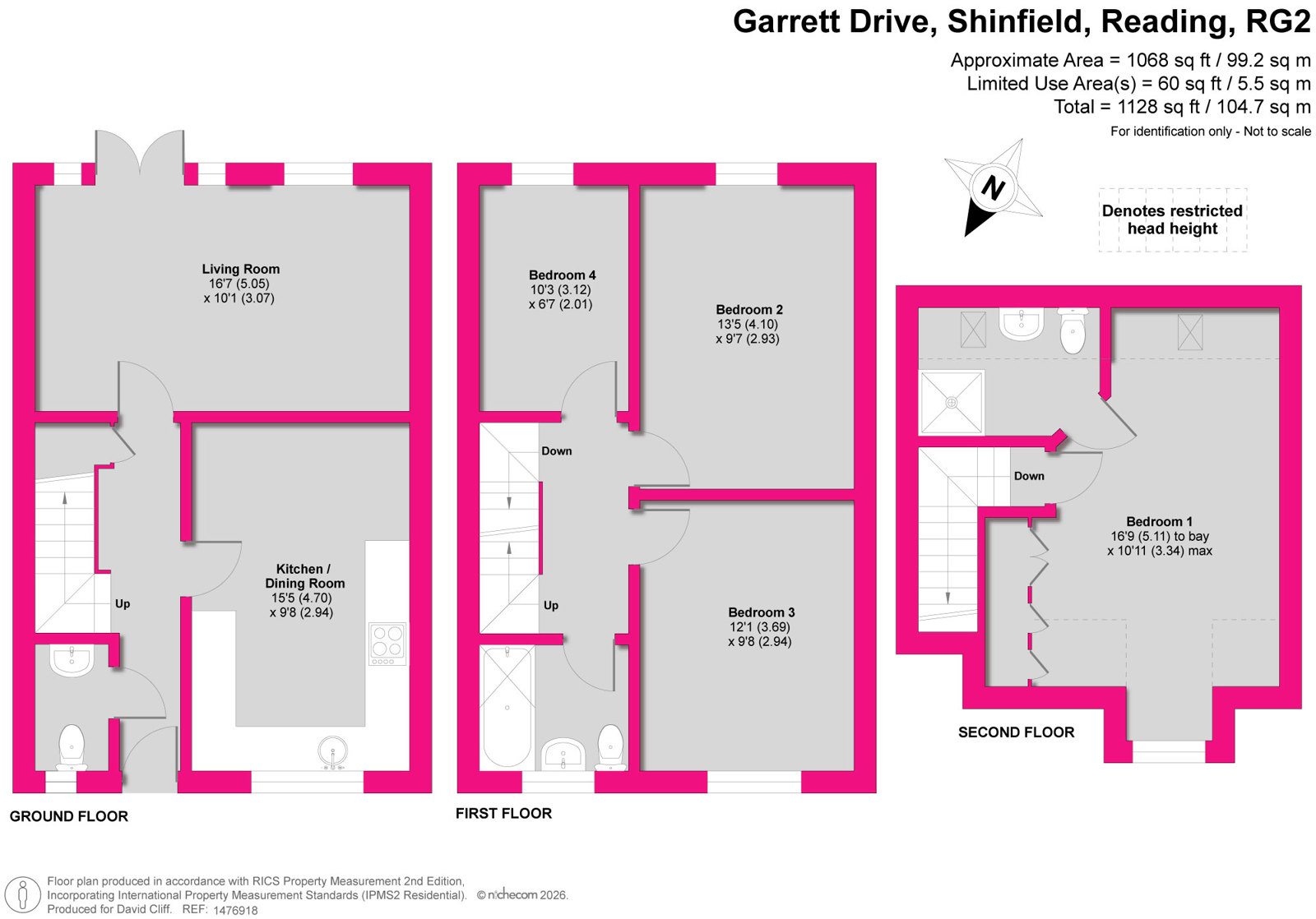 Garrett Drive, Reading floorplan