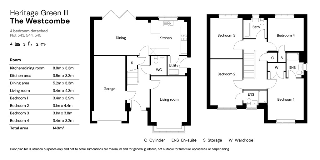 Plot 545 Heritage Green,, Chudleigh Road, Exeter floorplan