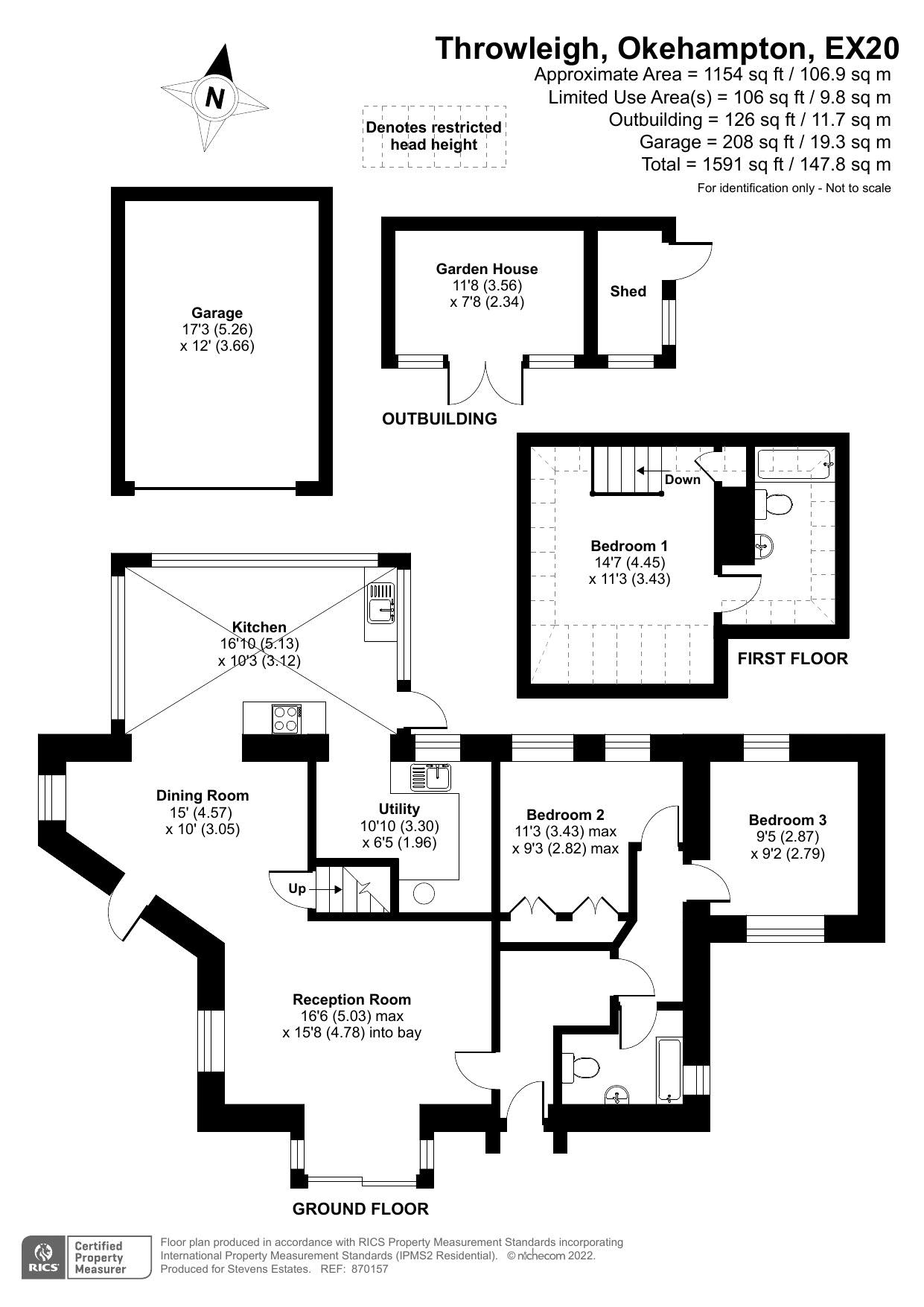 Stone Cottage, Shilstone Lane, Okehampton floorplan