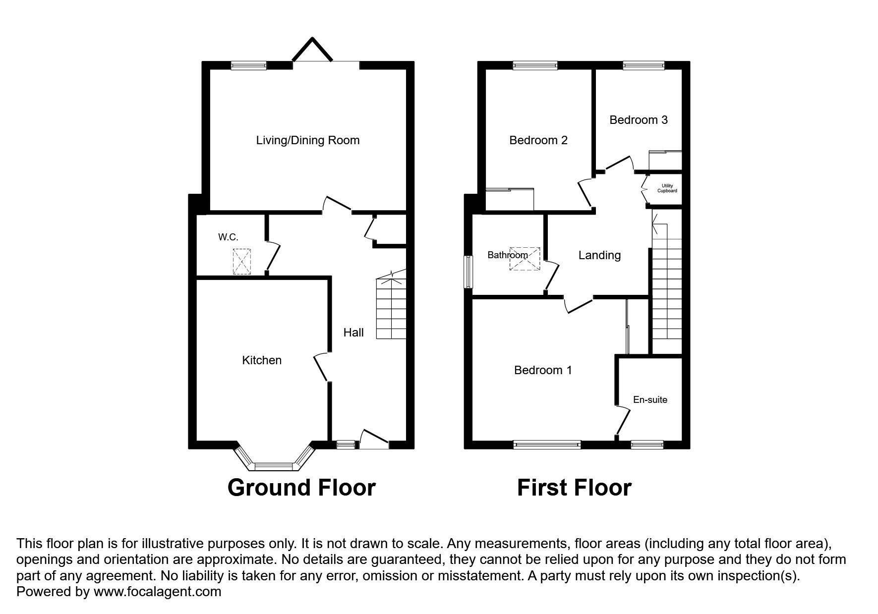 High Street, Rottingdean, Brighton BN2, 3 bedroom semidetached house