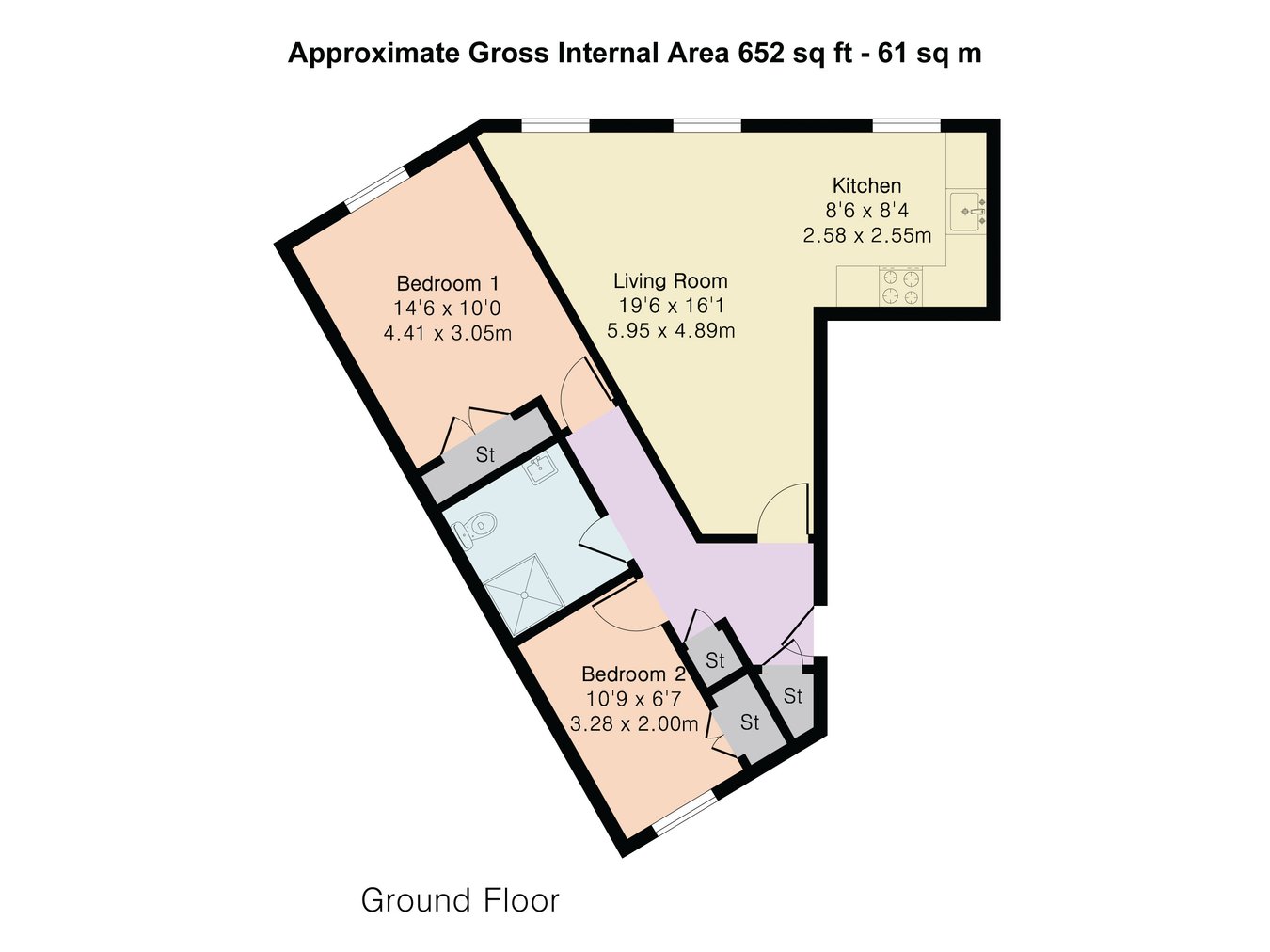 33 The Old George, Tabrams Pitch, Nailsworth floorplan