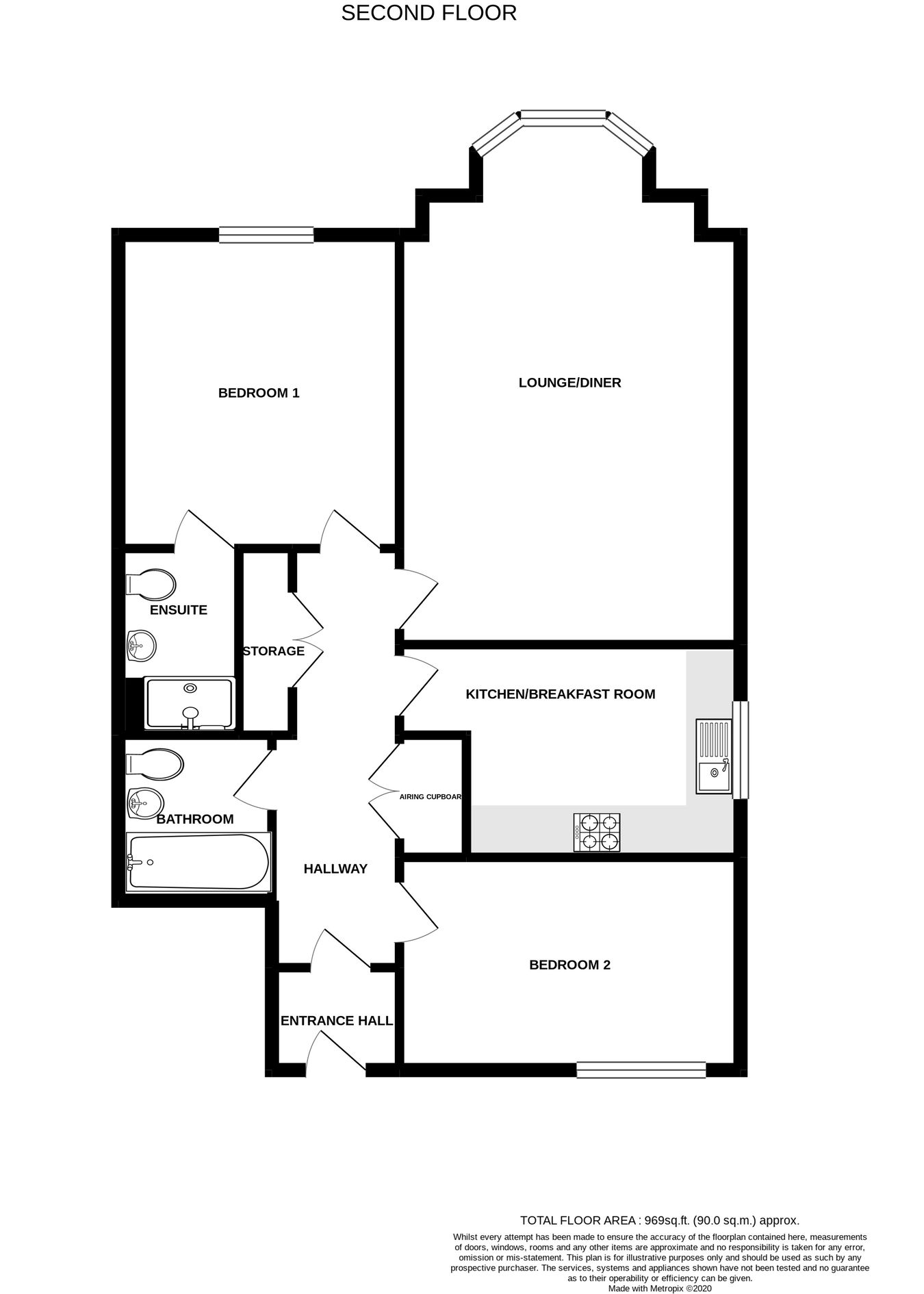 Oakfield, Apartment 8, Davey Lane, Alderley Edge floorplan