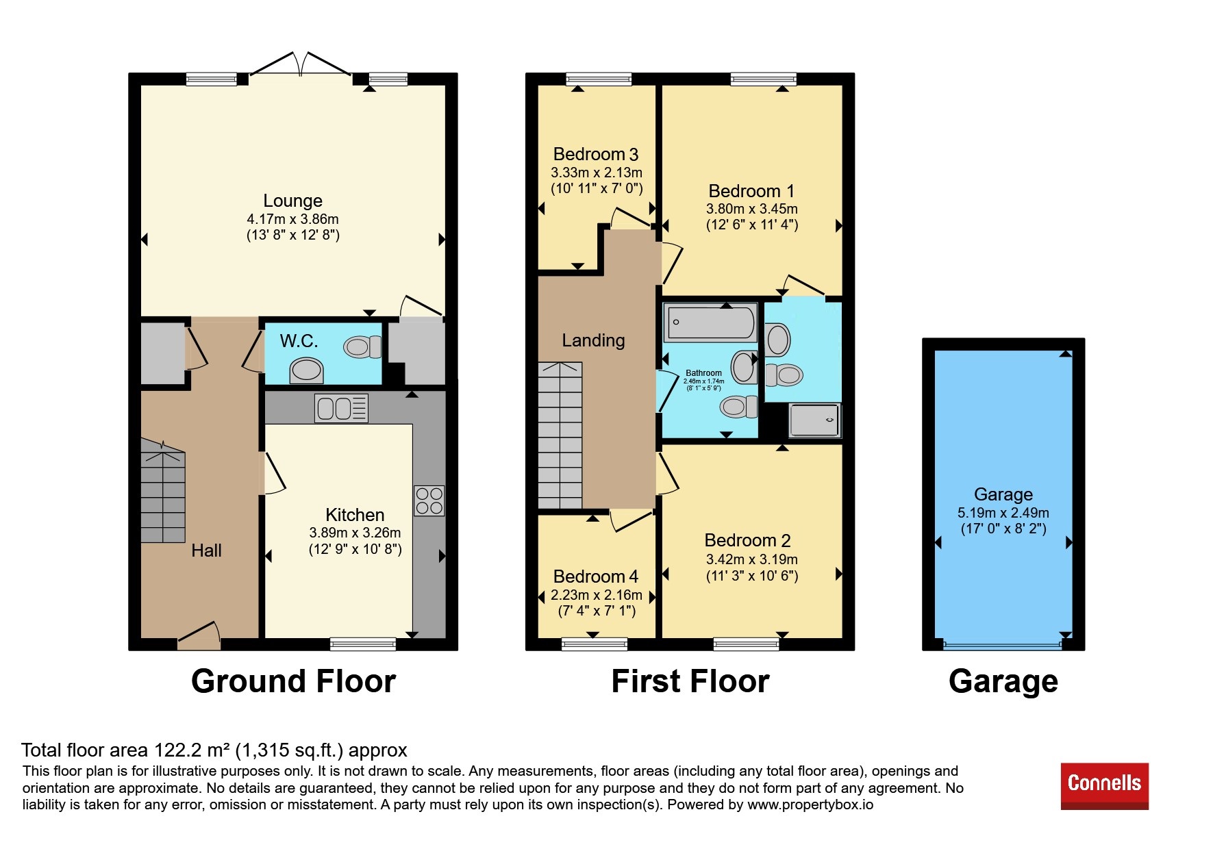 4, Lawrence Grove, Kidderminster floorplan