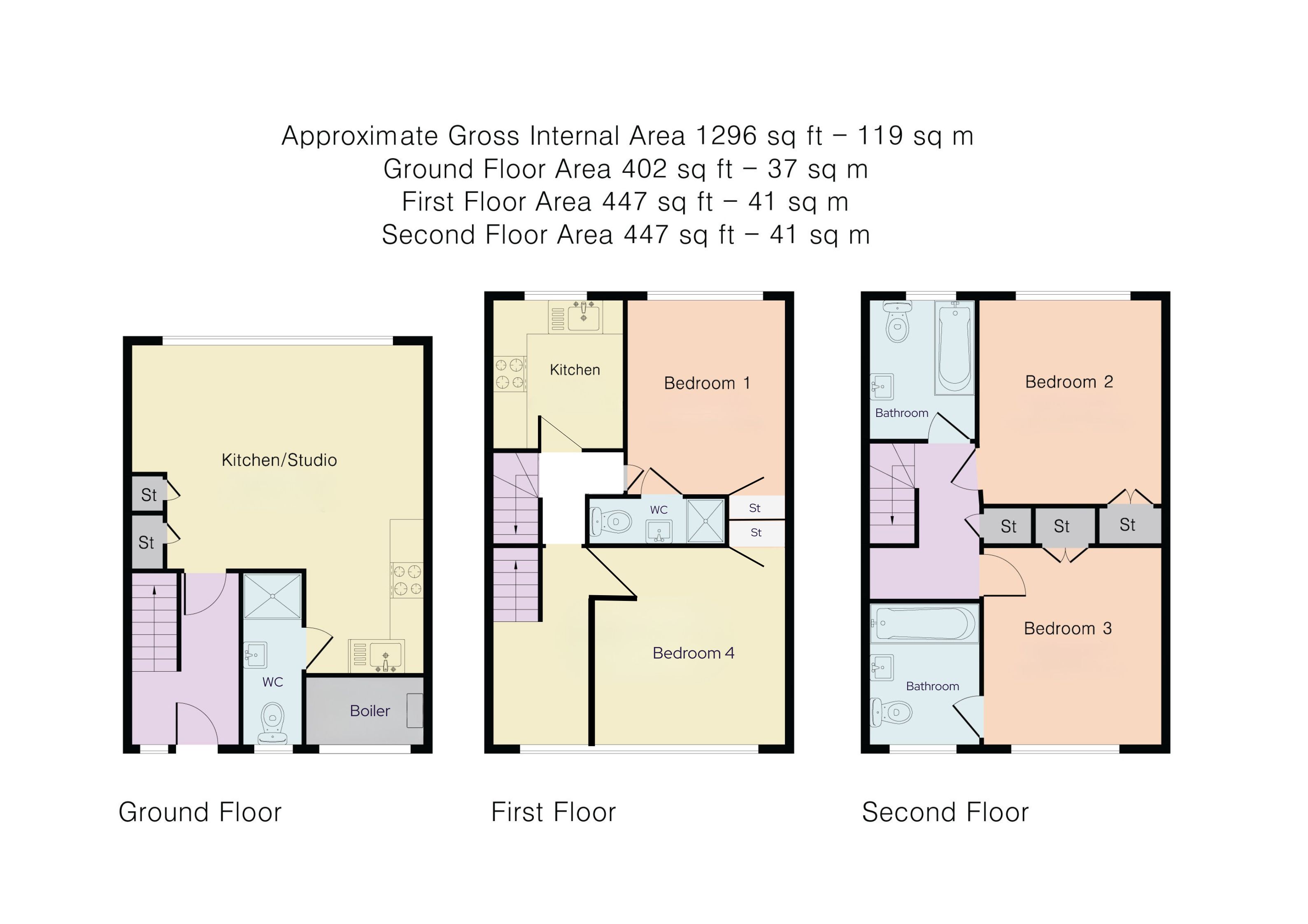 6, Abbots Park, St Albans floorplan