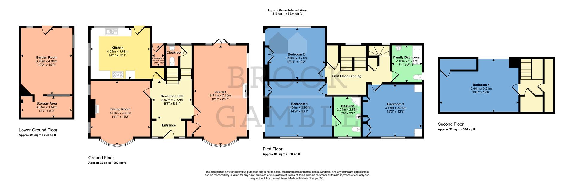 23, Le Brun Road, Eastbourne floorplan