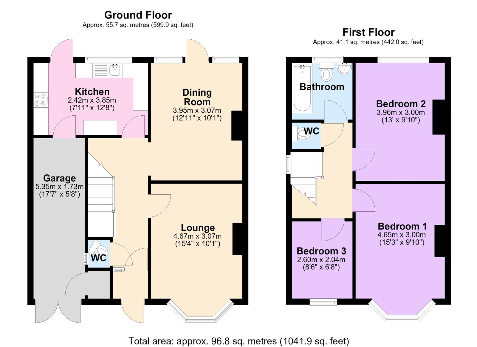 117, Brooklands Road, Birmingham floorplan