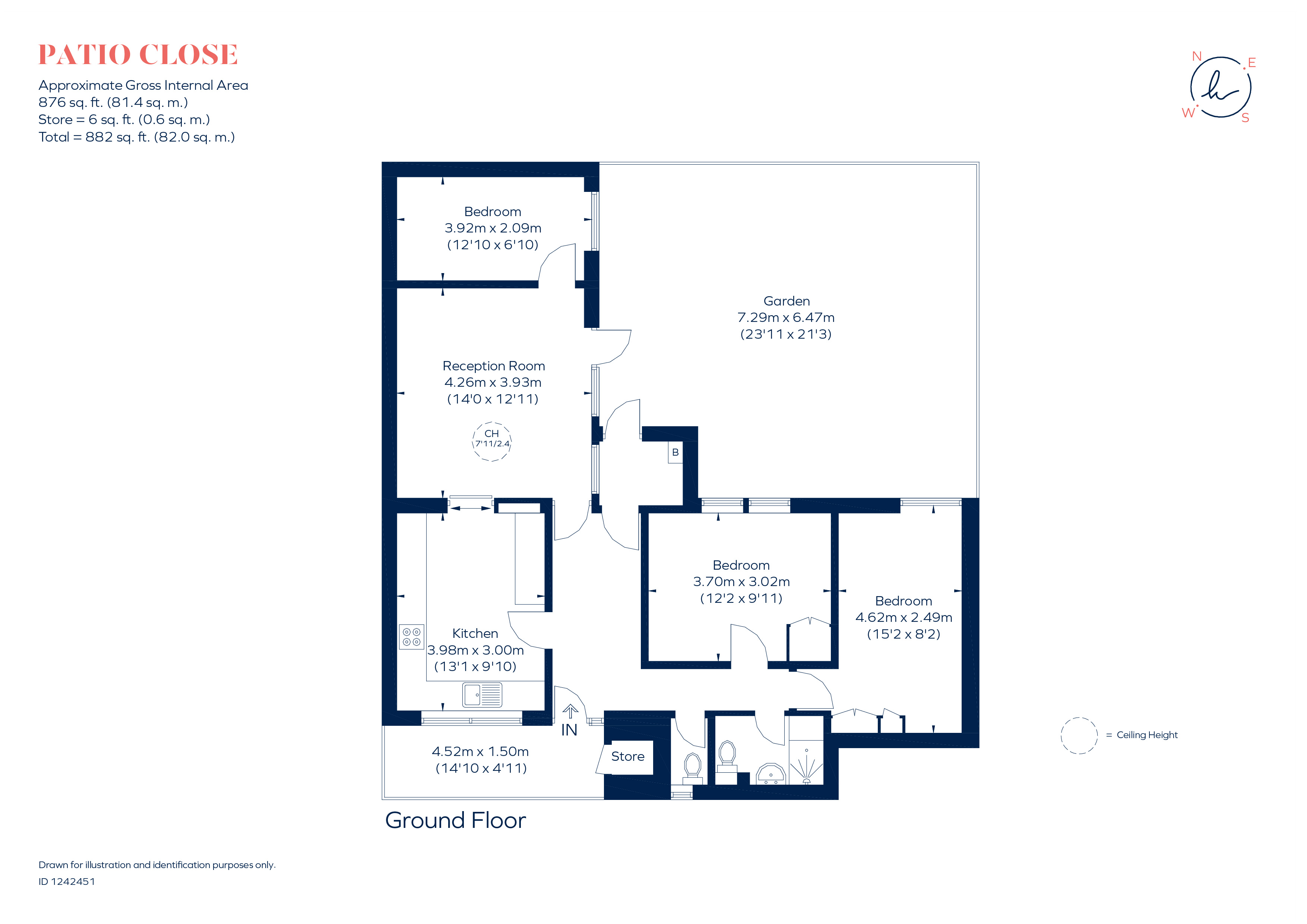 Clarence Avenue, London floorplan