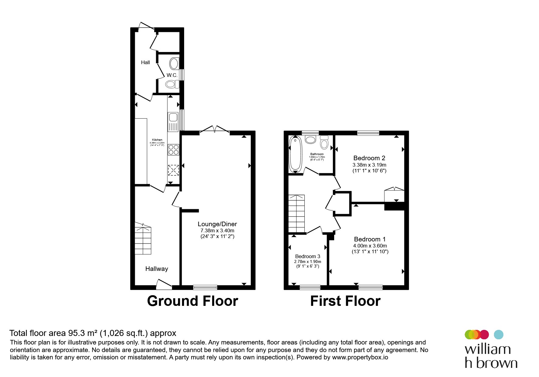 2, Houblon Drive, Chelmsford floorplan