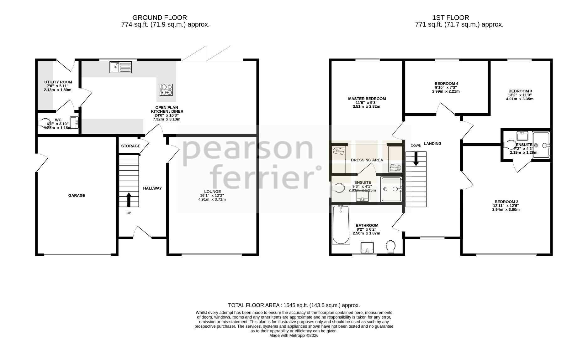 18, Holcombe Grove, Manchester floorplan