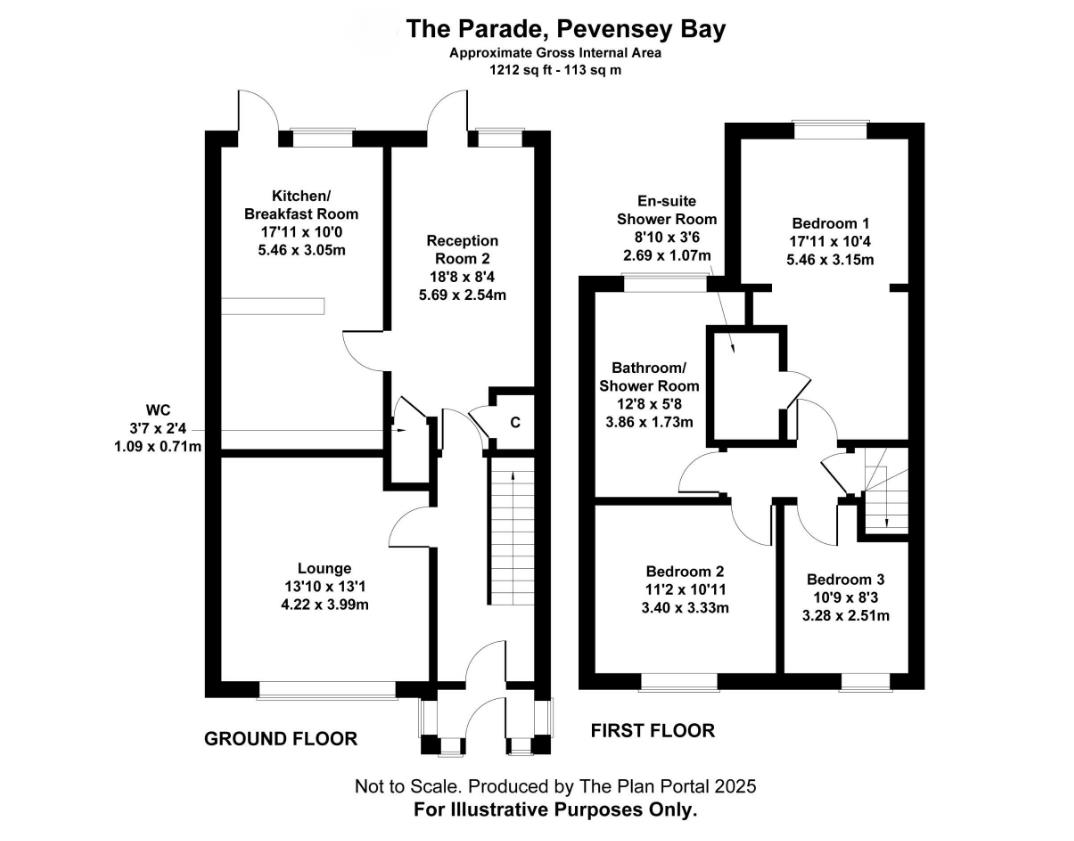 5, The Parade, Pevensey floorplan
