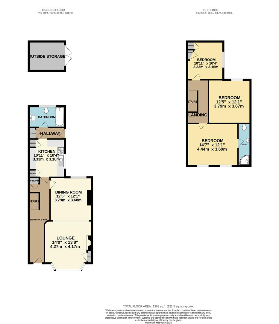 23, Newport Road, Caerphilly floorplan