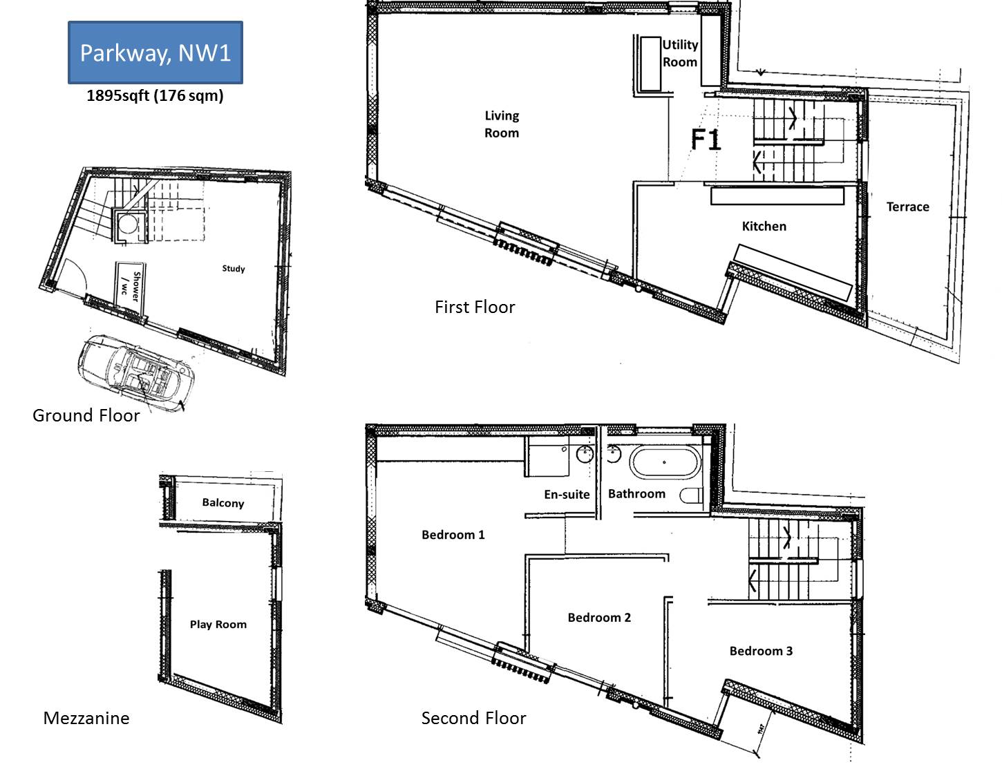 3 Bedrooms Mews house to rent in 117 Parkway, Camden NW1