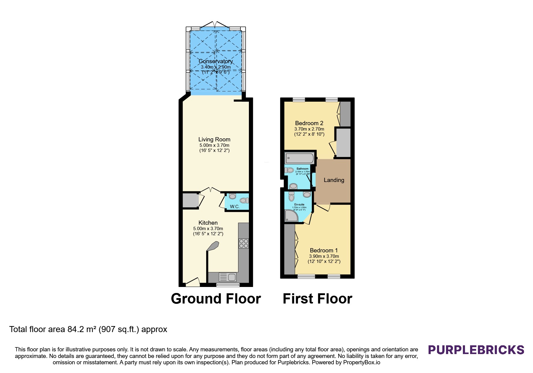 3, Turner Place, Battersea floorplan