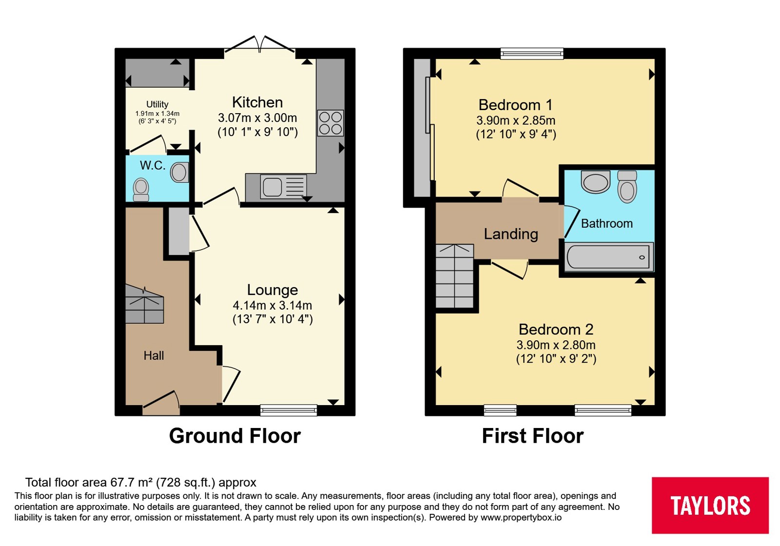 121, Burney Drive, Milton Keynes floorplan