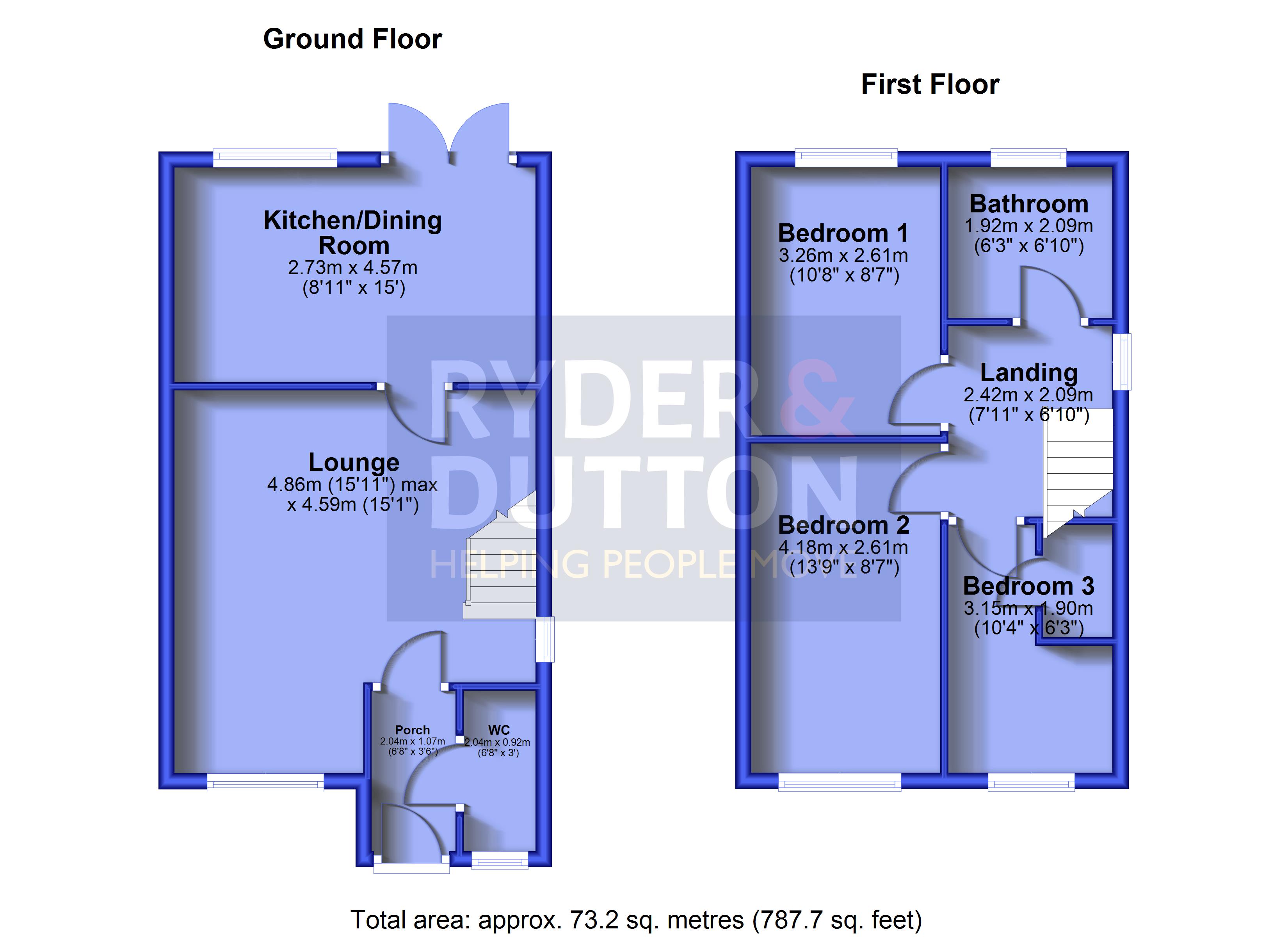9, Wasp Mill Drive, Rochdale floorplan