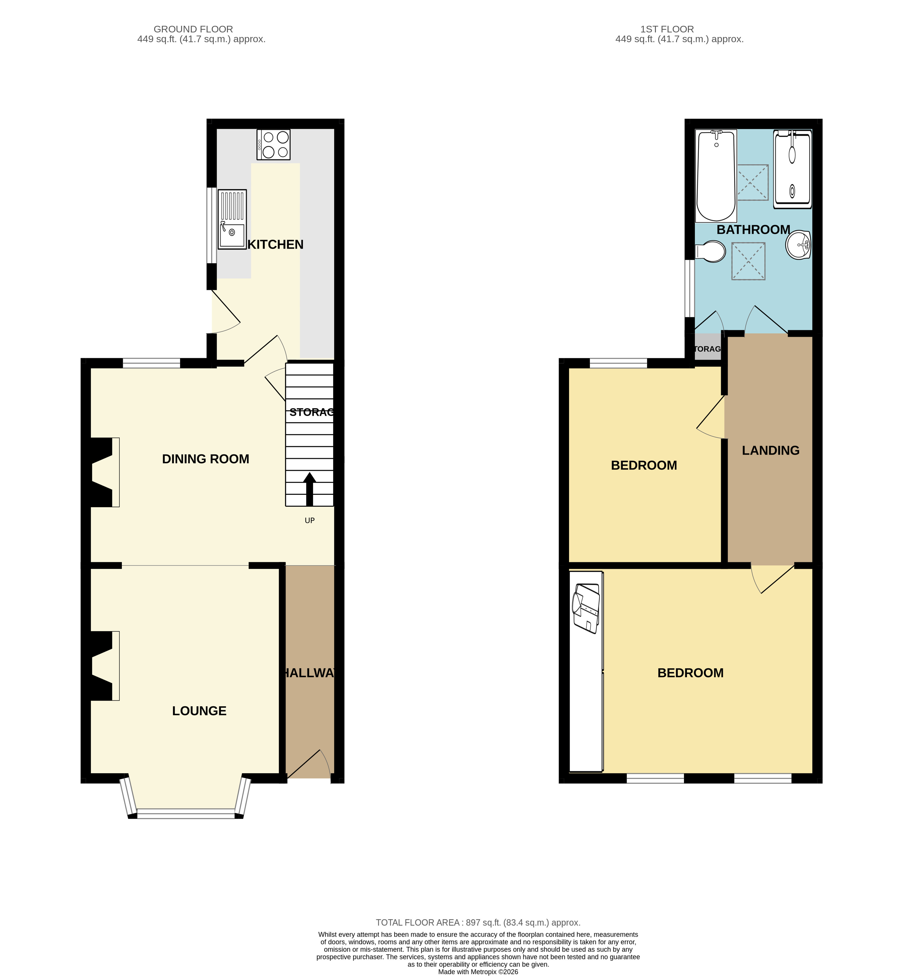 25, Oak Road, Scarborough floorplan