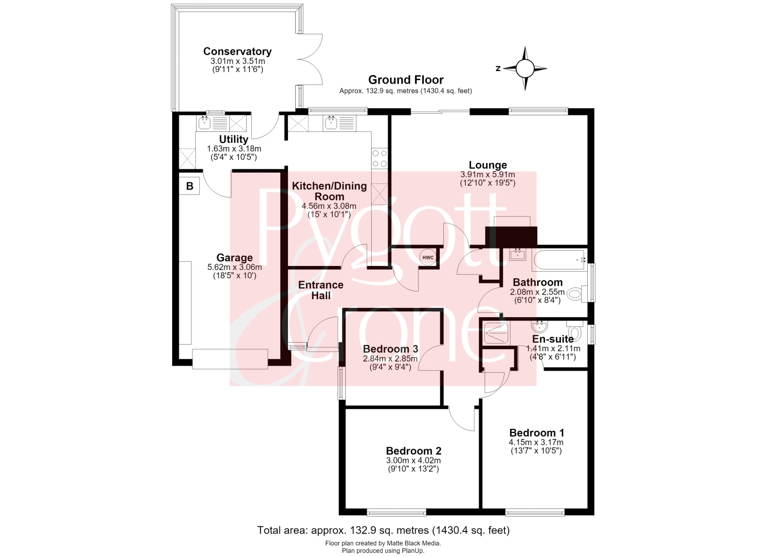 Lindisfarne, Fen Road, Boston floorplan