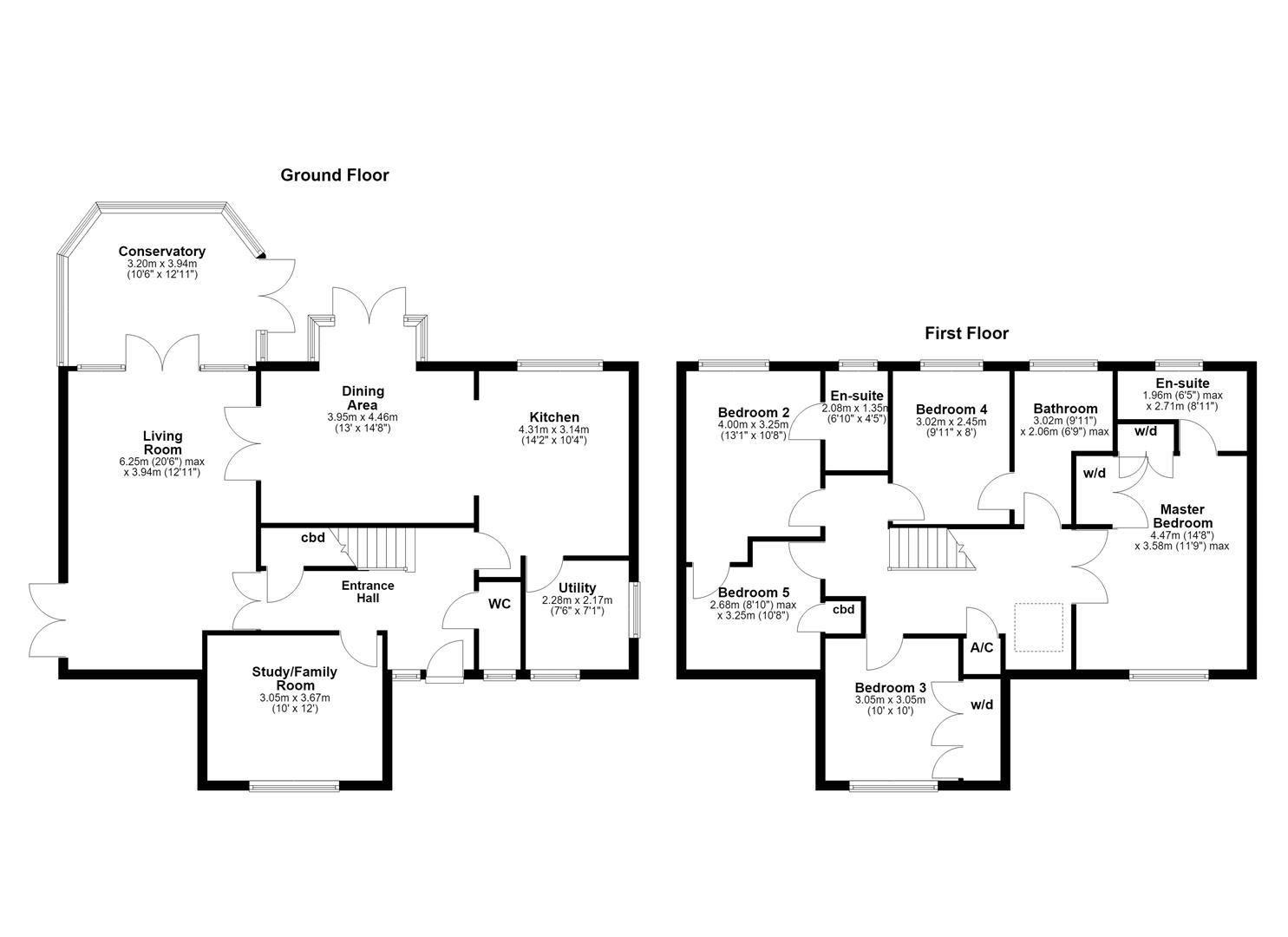7, Glover Court, Market Harborough floorplan