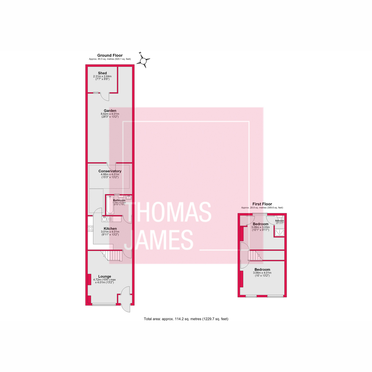 2, Lansfield Avenue, London floorplan