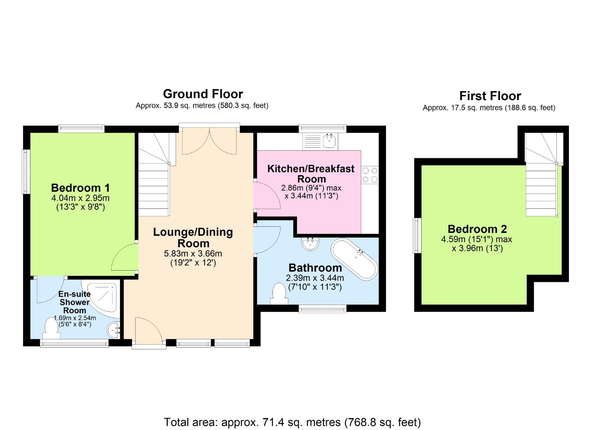 Ivy Barn,, Helscott, Cornwall floorplan