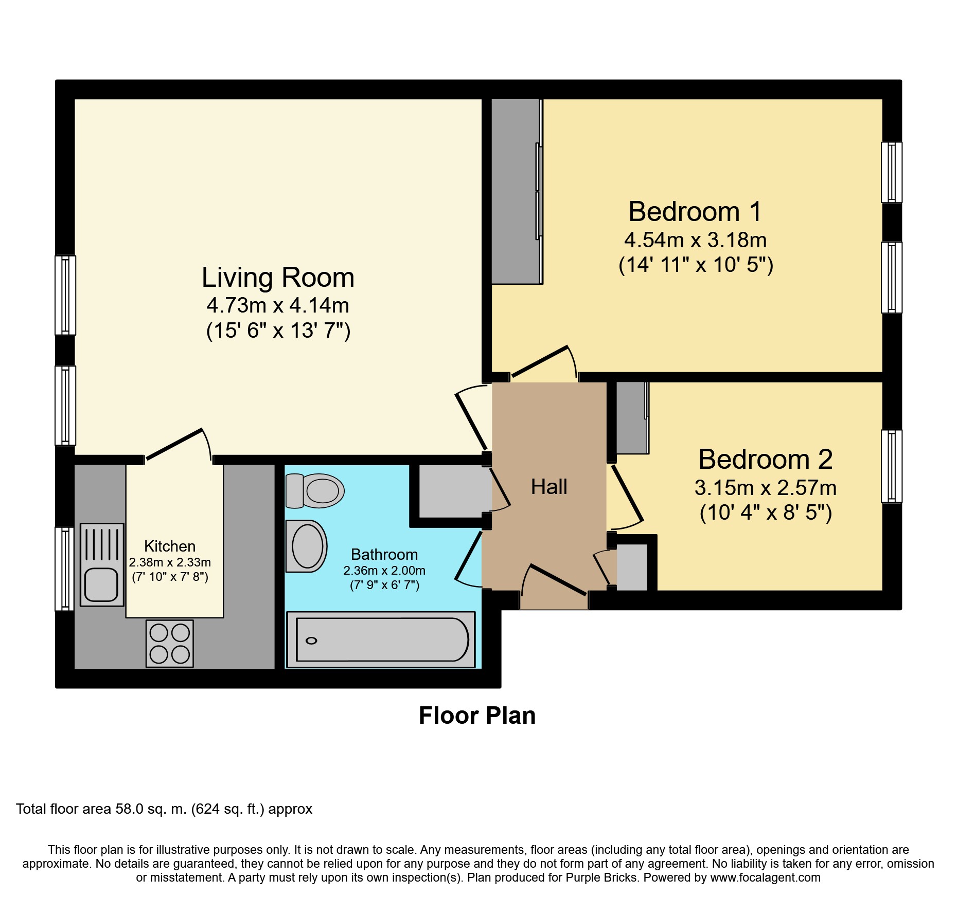 2 Bedrooms Flat for sale in Maple Road, Surbiton KT6