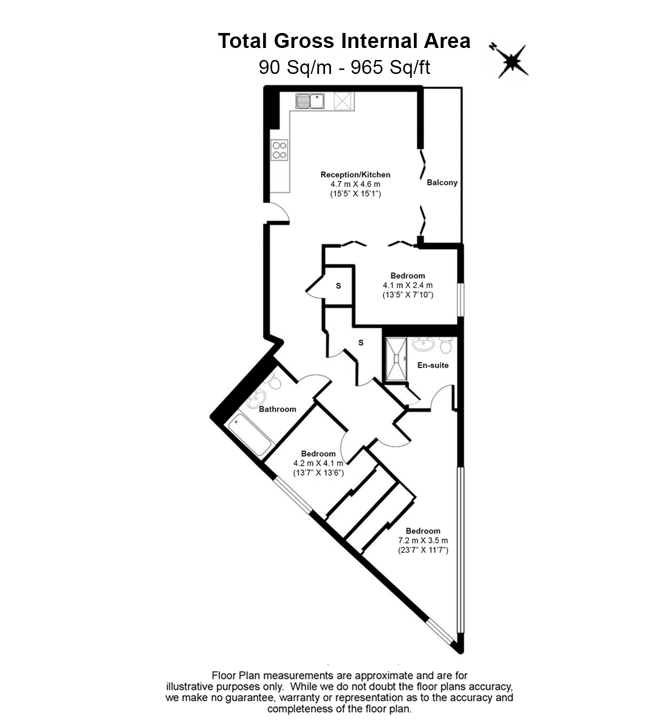 Flat 1, Book House, 261A, City Road, Old Street floorplan