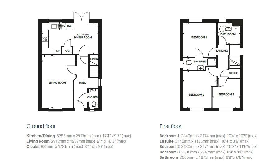 Plot 11 - The Lansdown, Ruby Meadows, Holsworthy floorplan