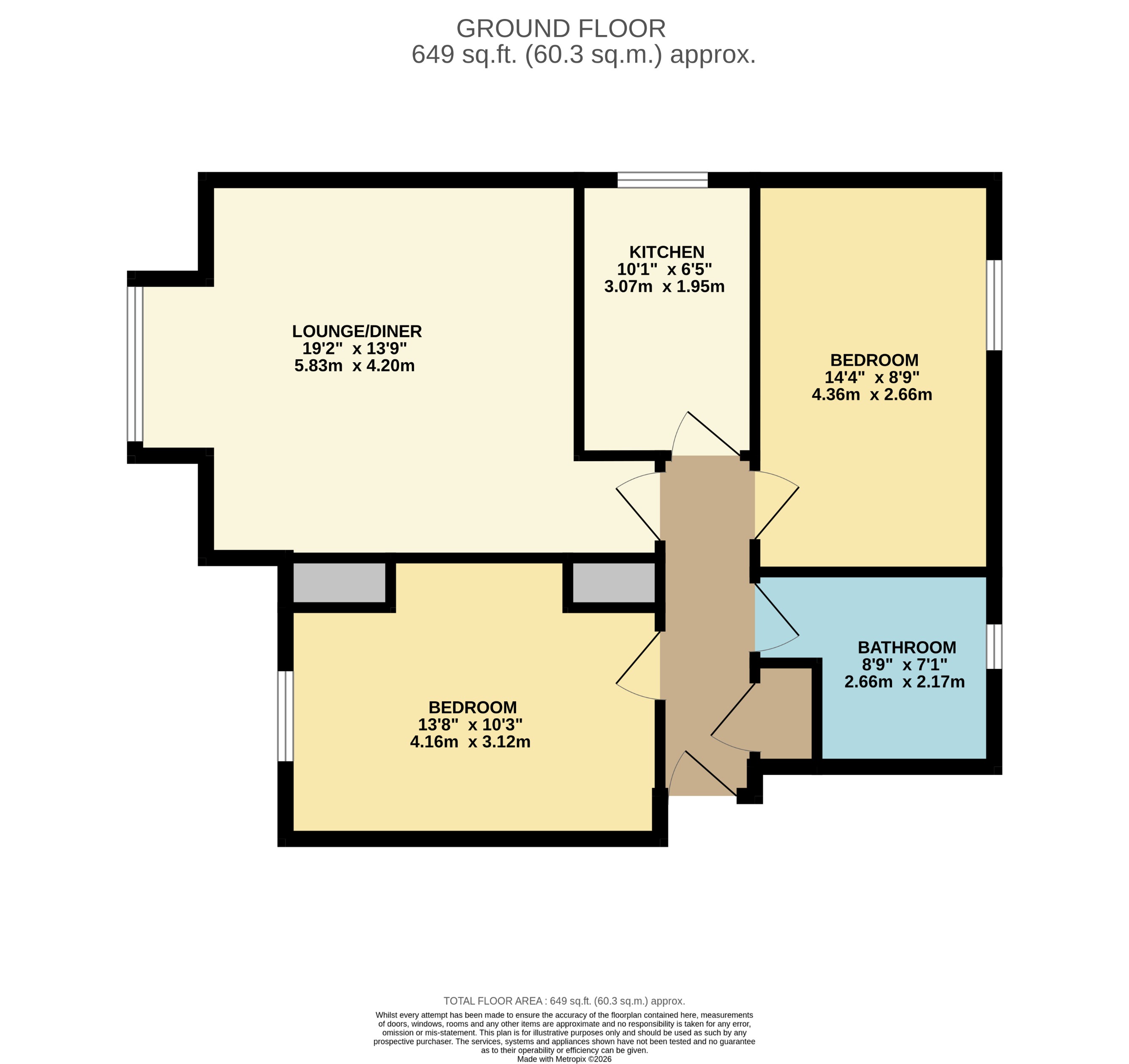 21, Park View Court, Andrew Road, Penarth floorplan