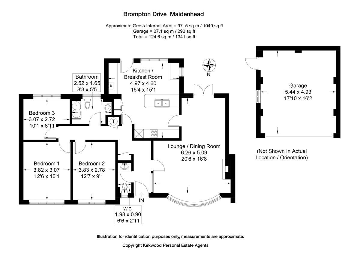 3 Bedrooms Bungalow for sale in Brompton Drive, Maidenhead SL6