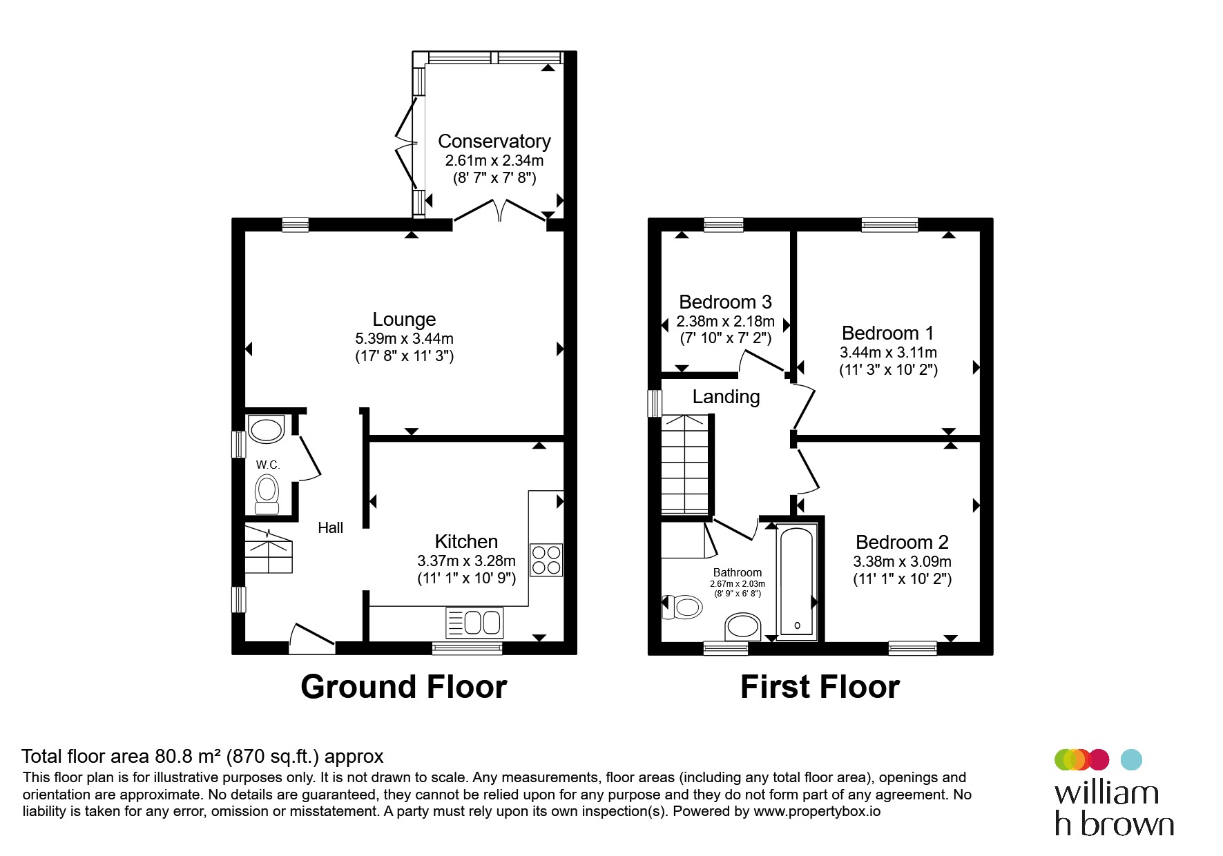 25, The Russets, WISBECH floorplan