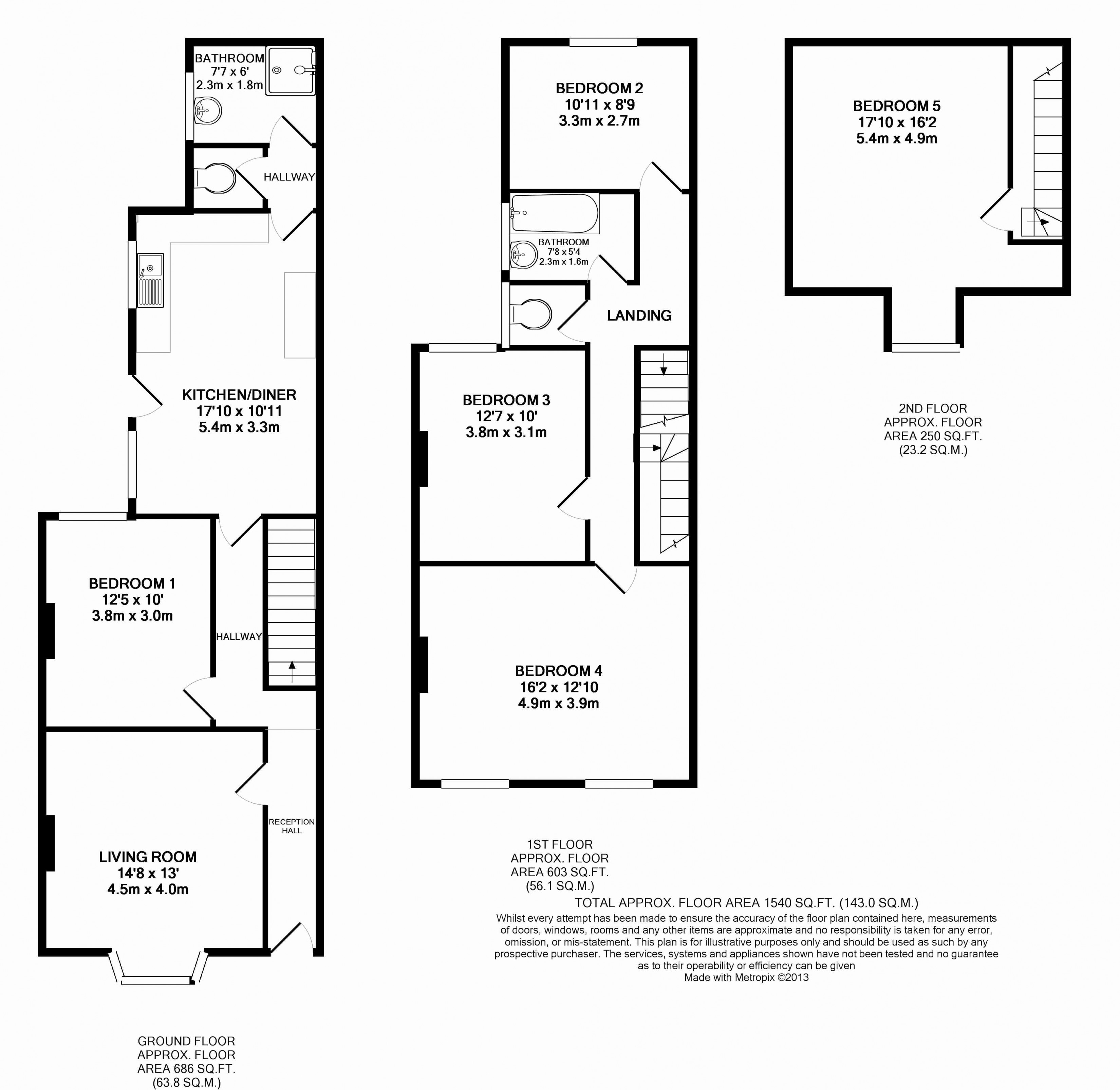 Broadgate, Beeston, Nottingham floorplan