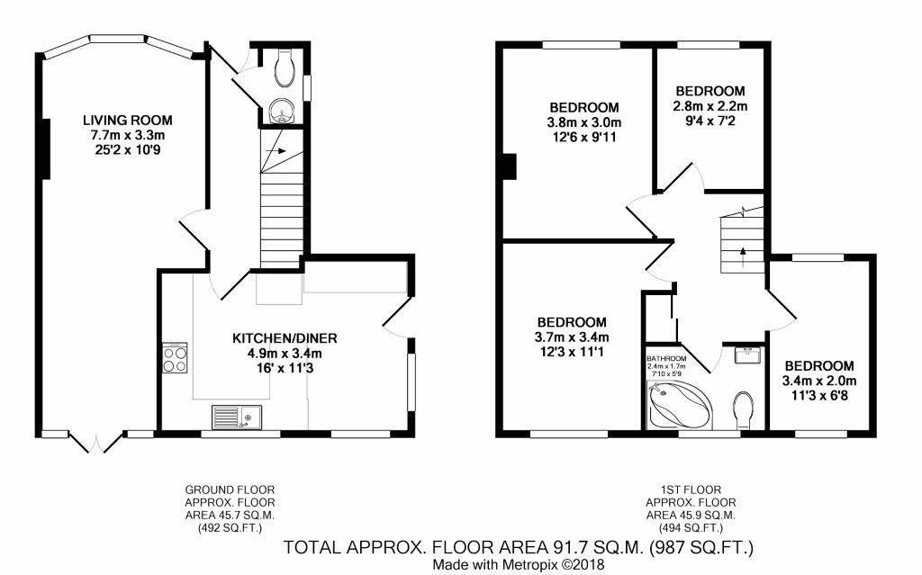 21, Highview Avenue North, Brighton floorplan