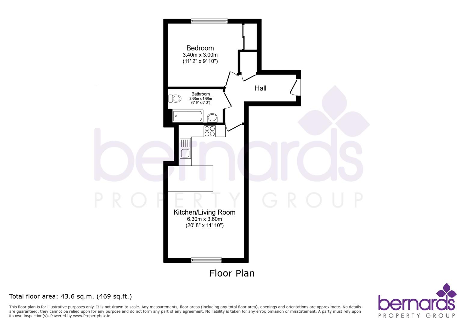 9 Fareham Quays, 2, Elmhurst Road, Fareham floorplan