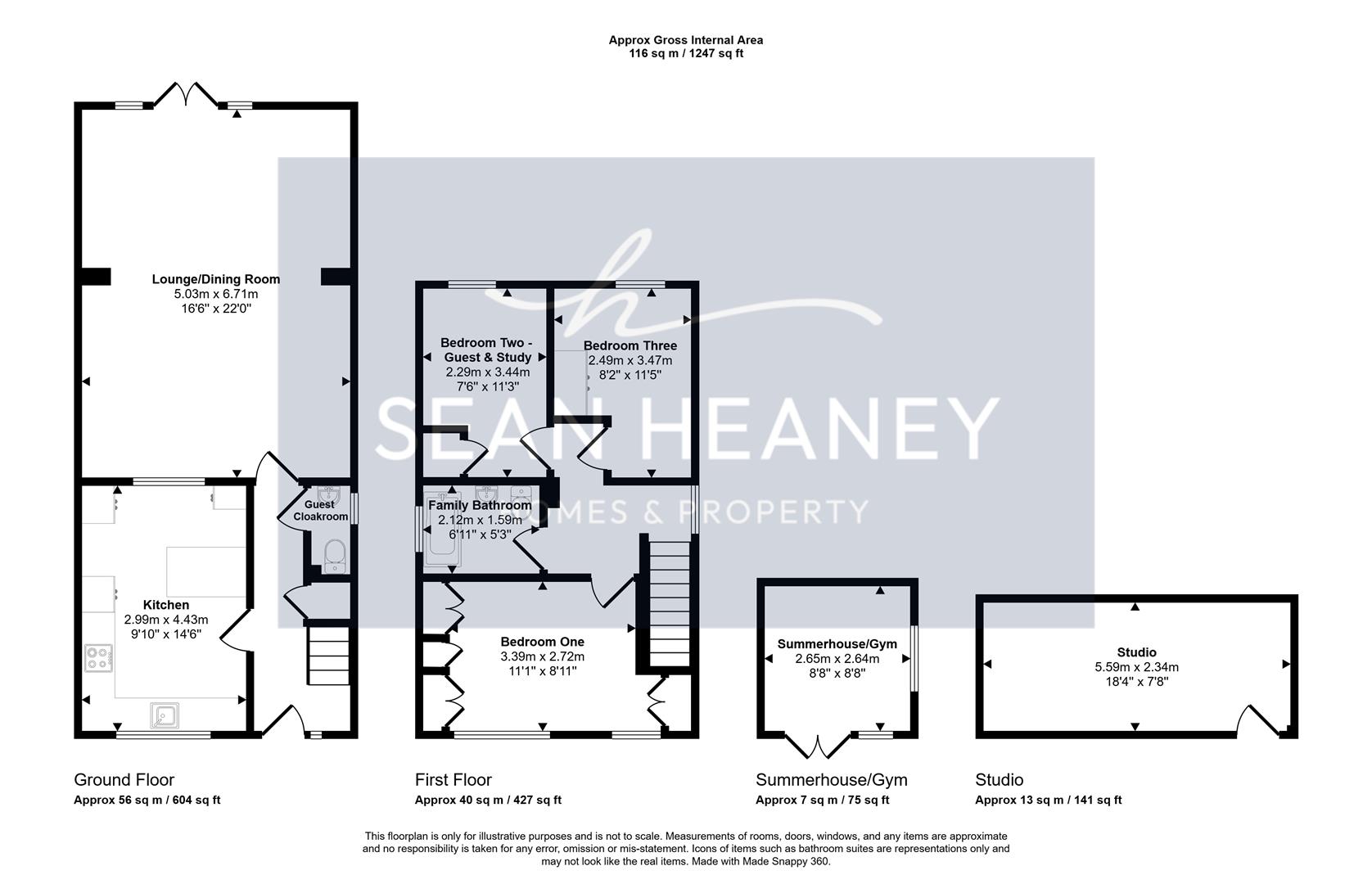 132, Woodville Road, Barnet floorplan