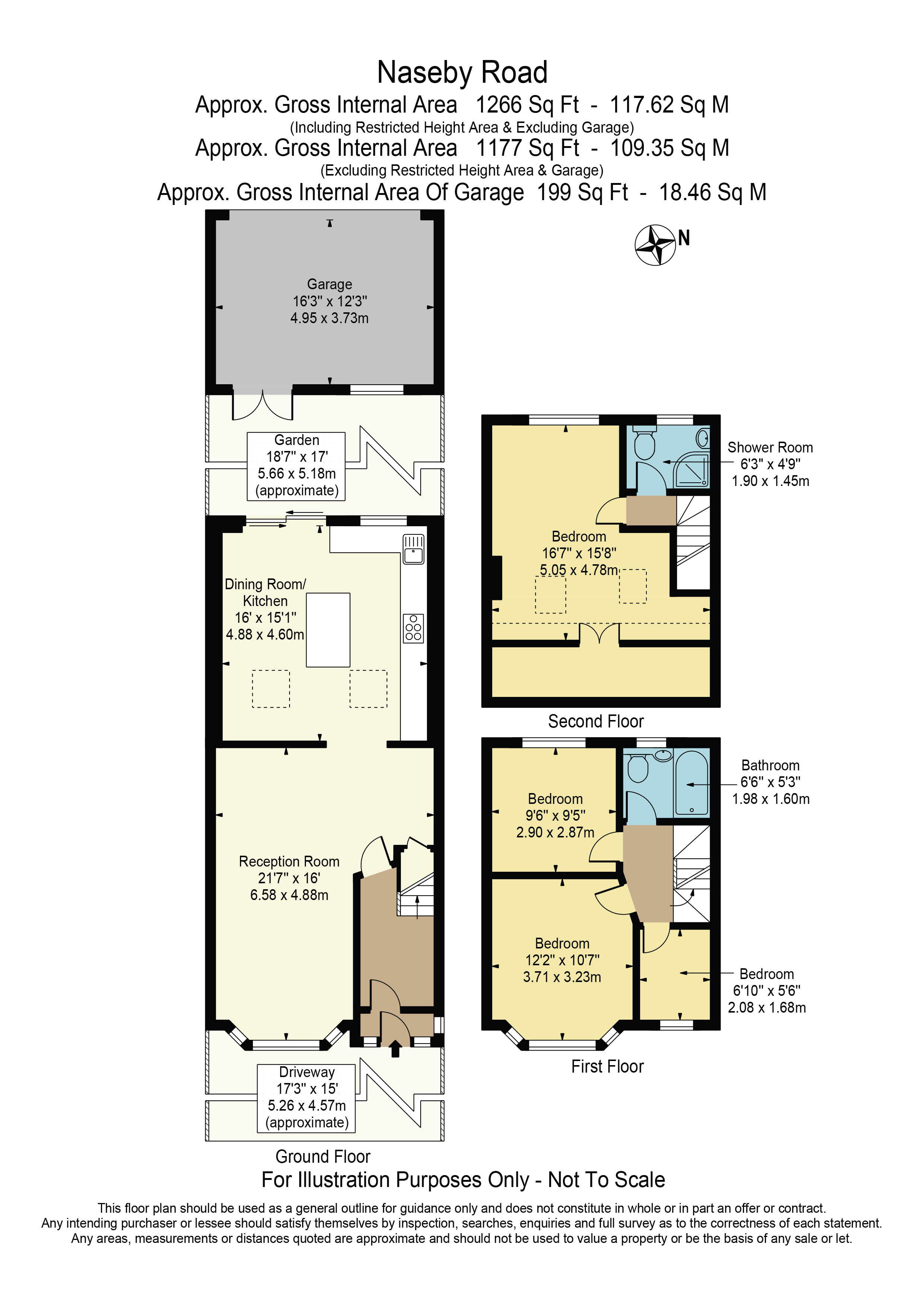 51, Naseby Road, Dagenham floorplan