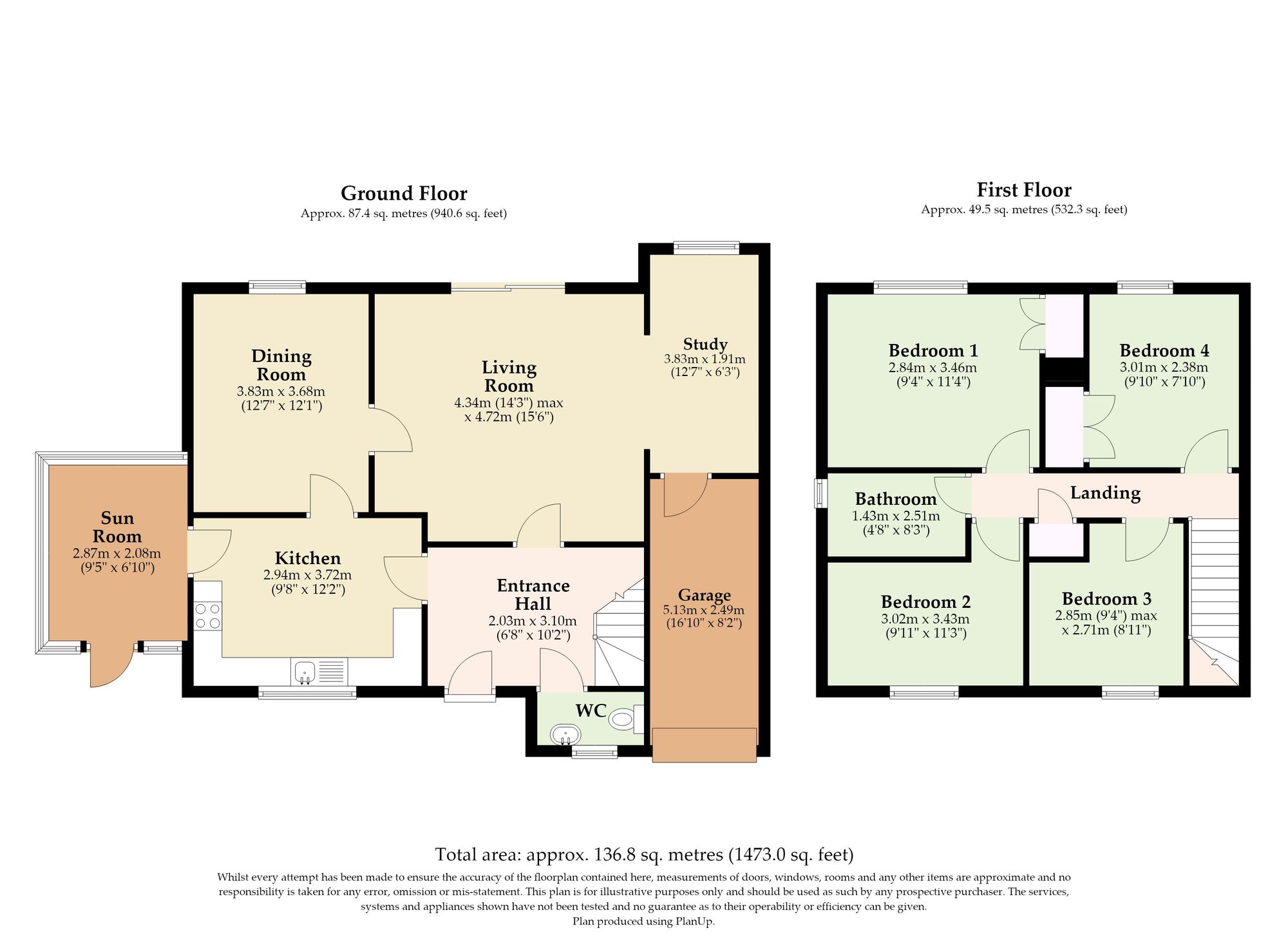 20 Tennyson Road, Diss floorplan
