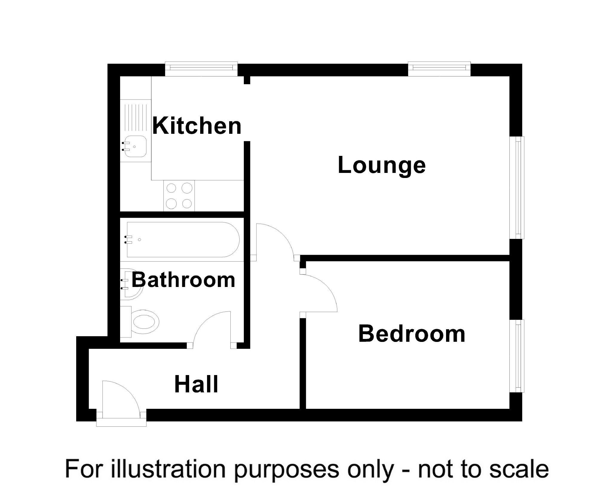 1 Bedrooms Flat for sale in Adams Avenue, Abington, Northampton NN1