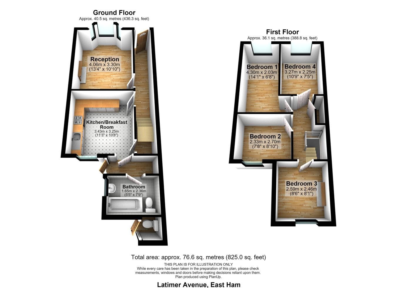 2, Latimer Avenue, London floorplan
