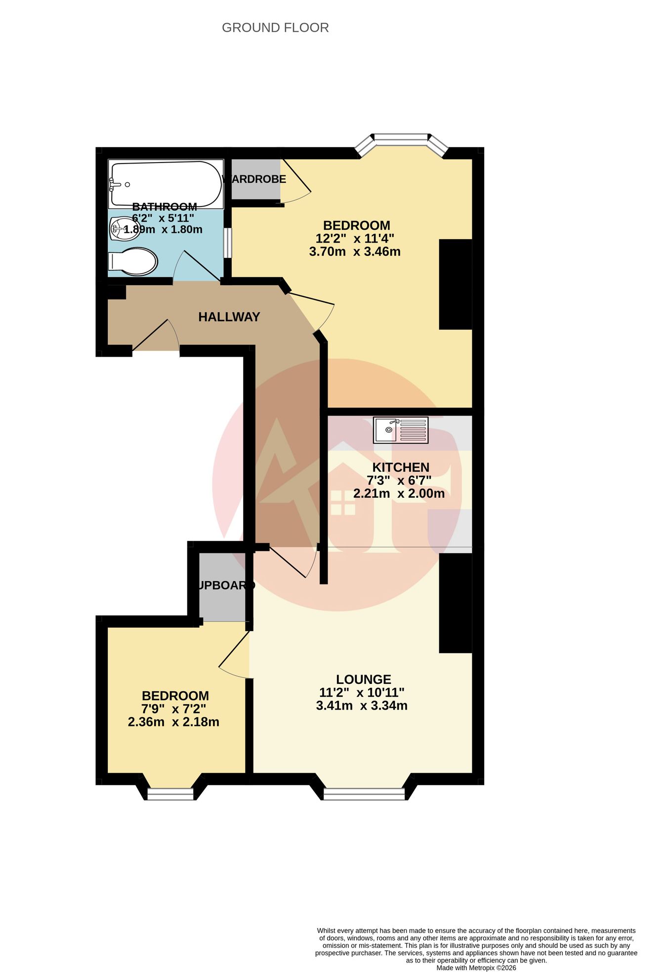 Flat 3, 12A Church Street, Highbridge, Somerset floorplan