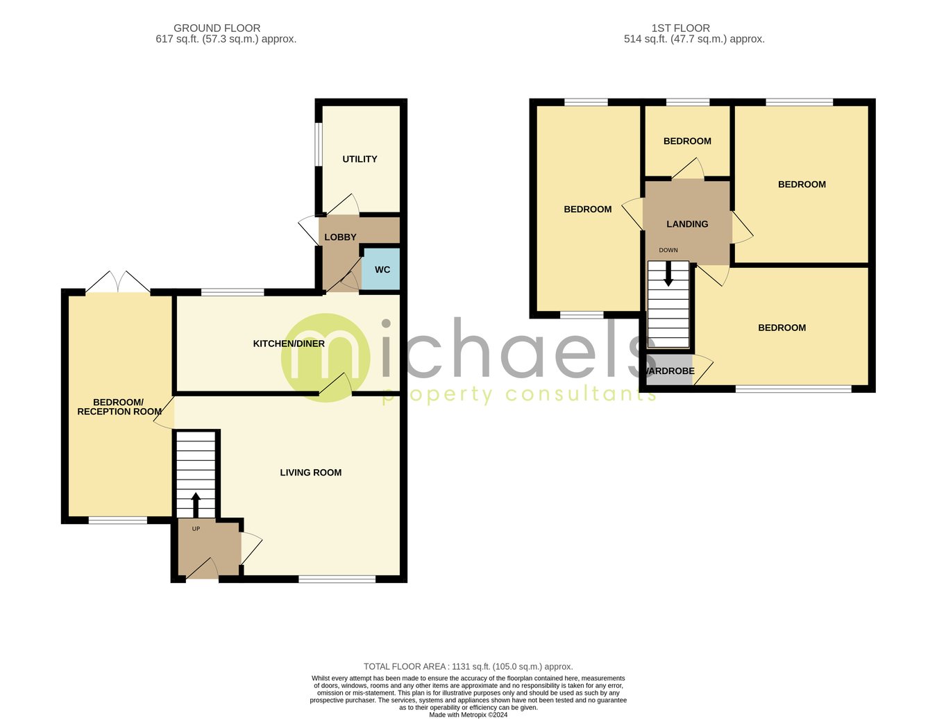57, Rosabelle Avenue, Colchester floorplan
