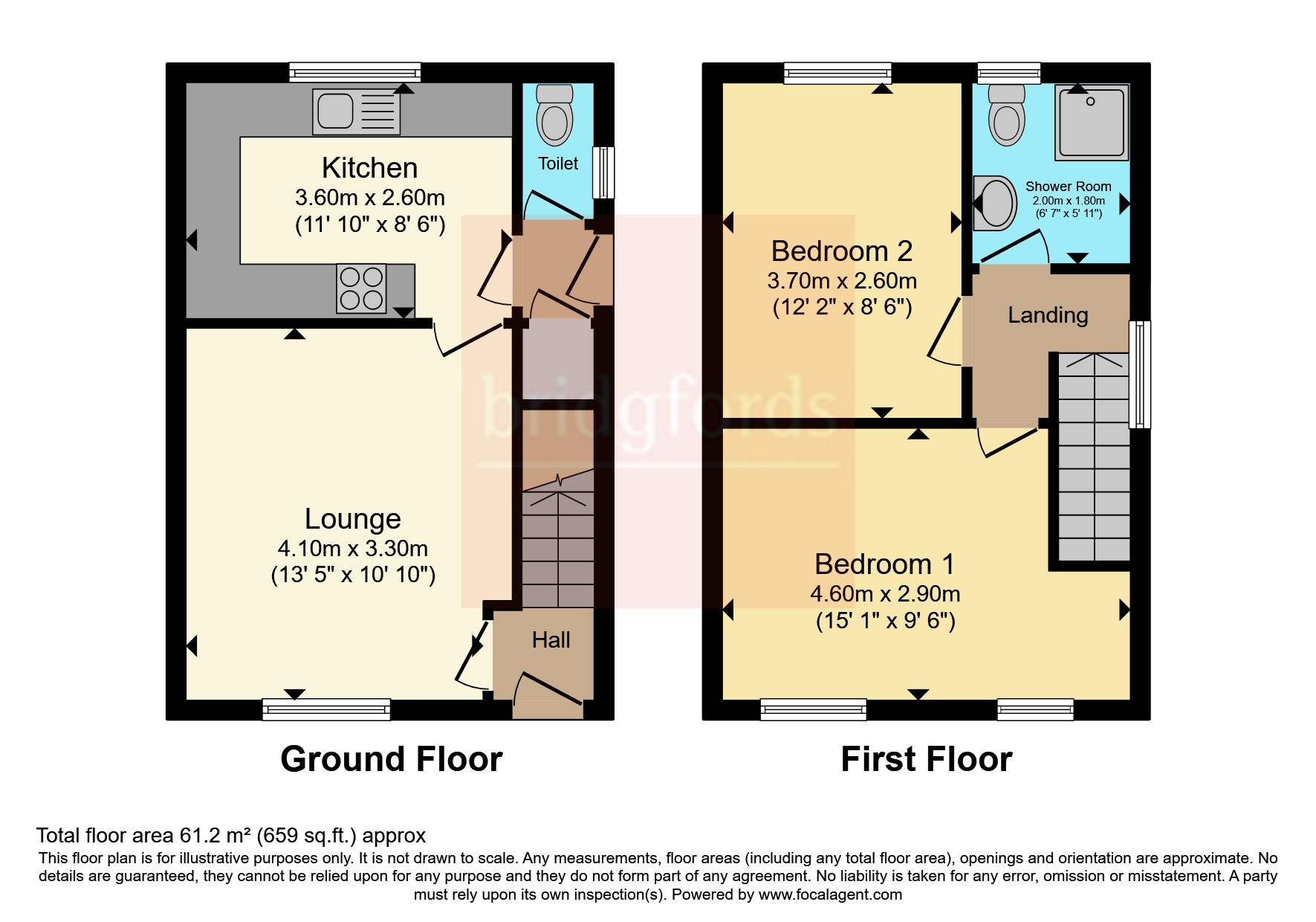 328, Rossendale Road, Lancashire floorplan
