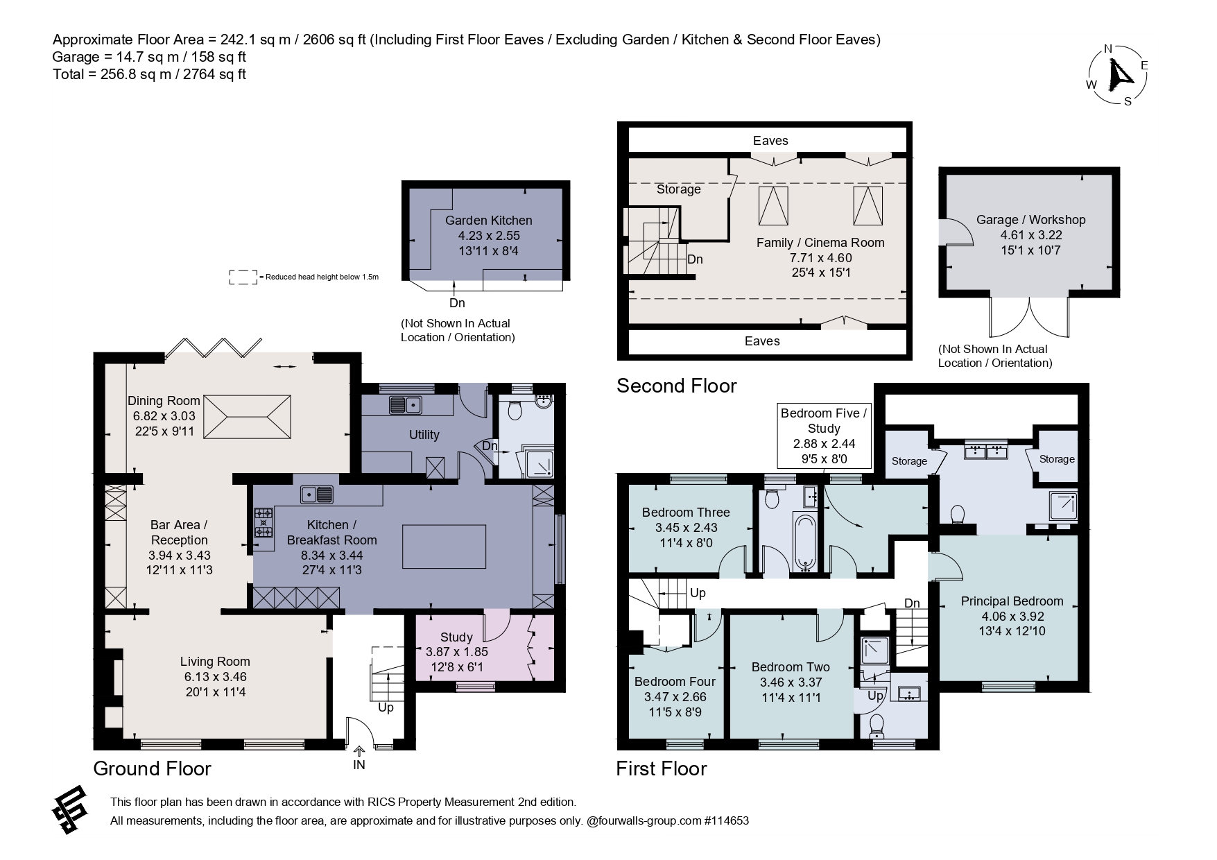 Woodslea,, Langley Burrell, Wiltshire floorplan