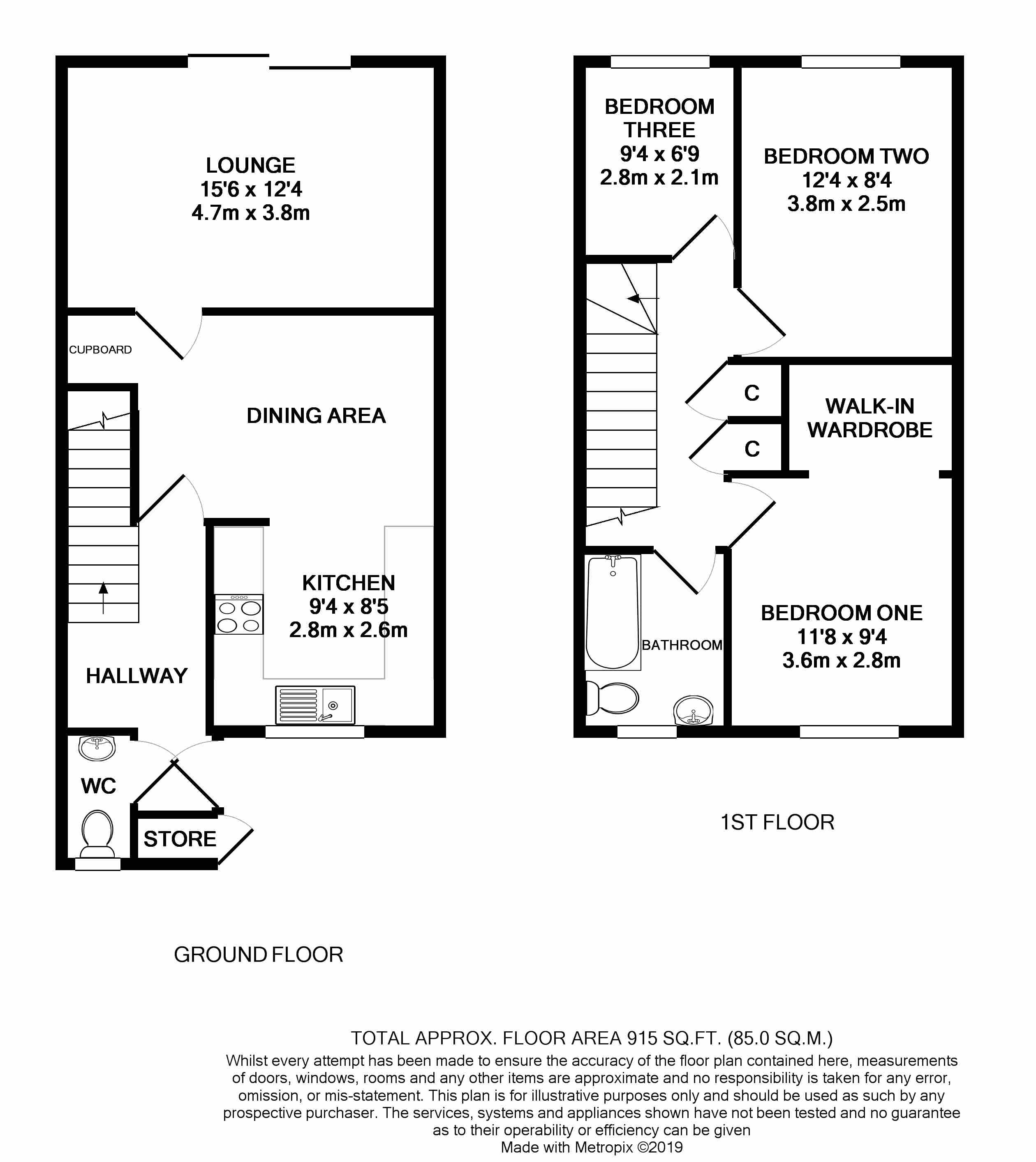3 Bedrooms Terraced house for sale in Kiln Walk, Redhill RH1