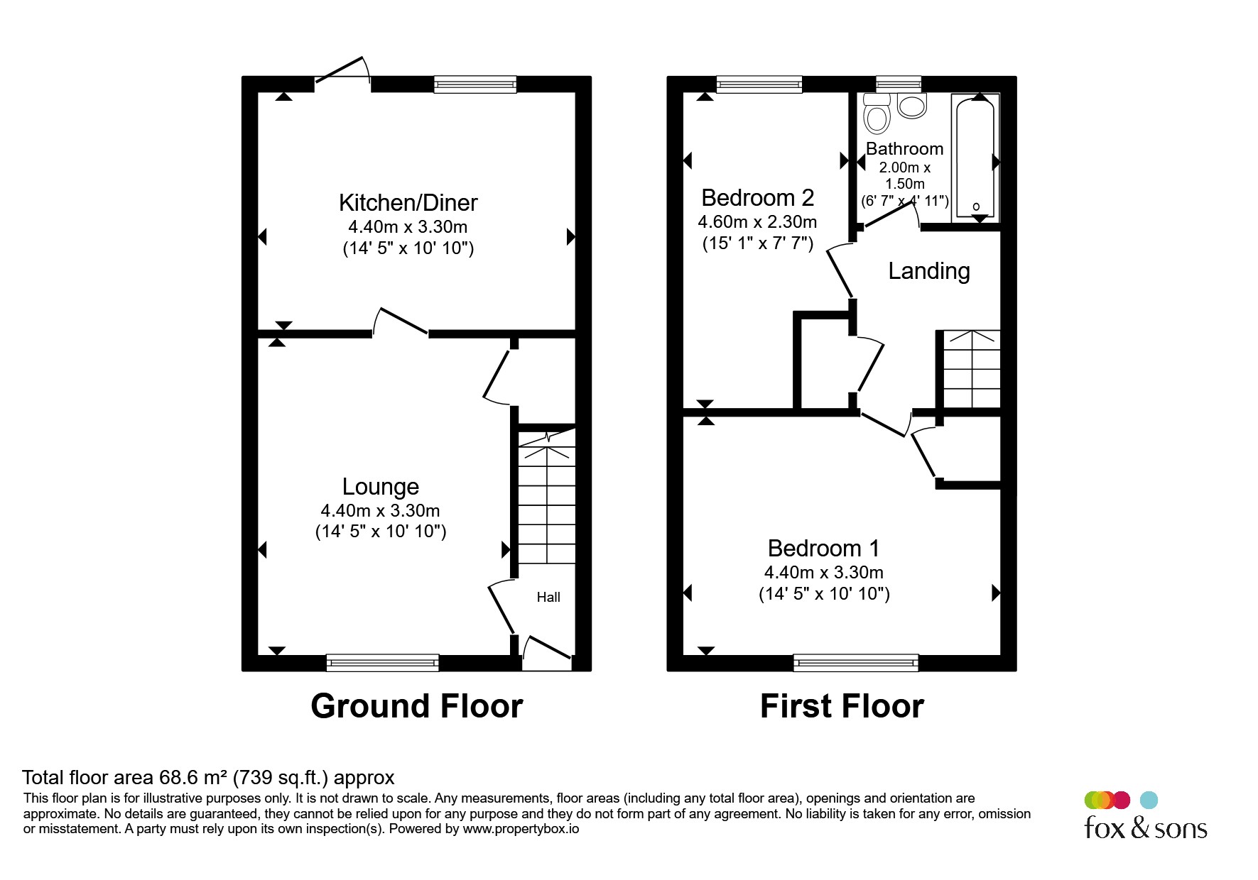 71, Walburton Way, Waterlooville floorplan