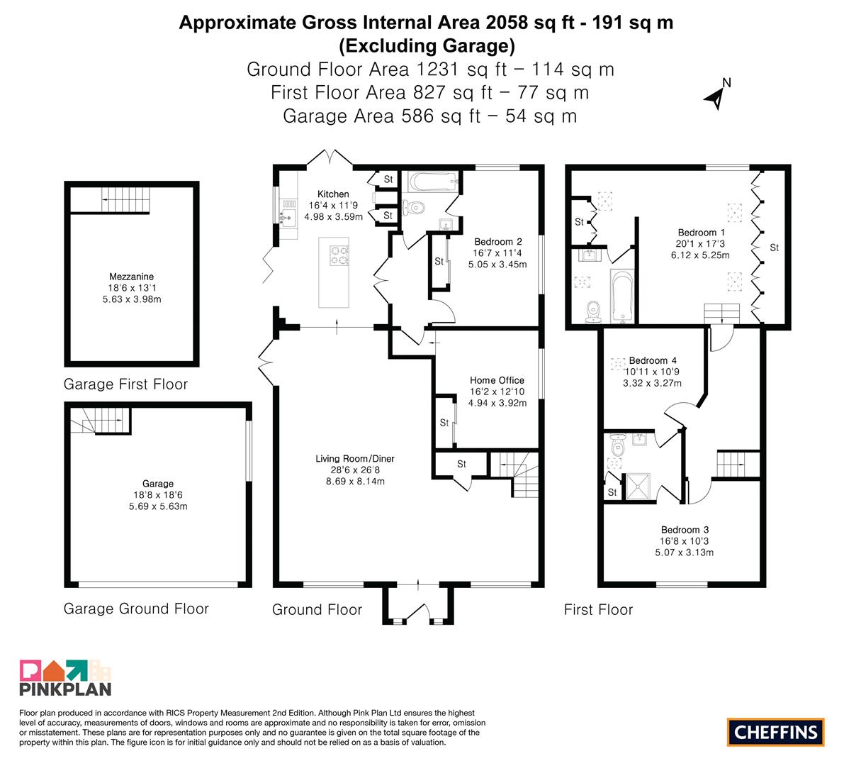 135, High Street, Harston floorplan