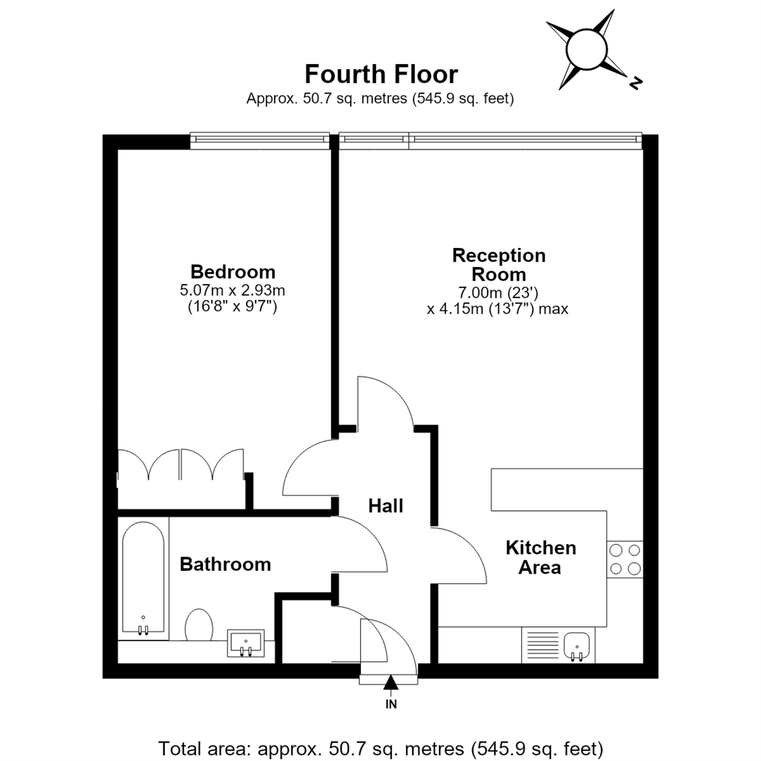 47, Melrose Apartments, London floorplan